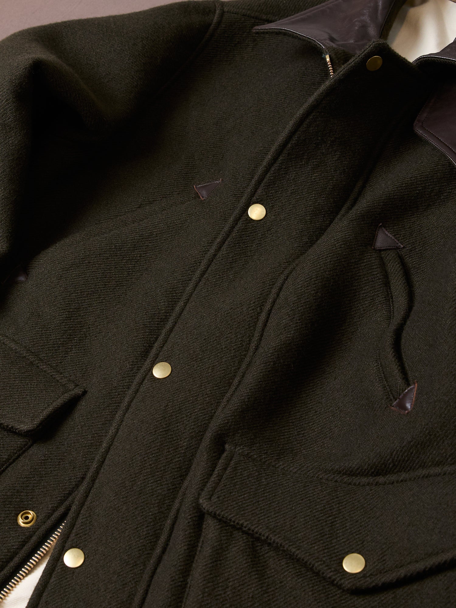 Olive Wool Keeper Jacket