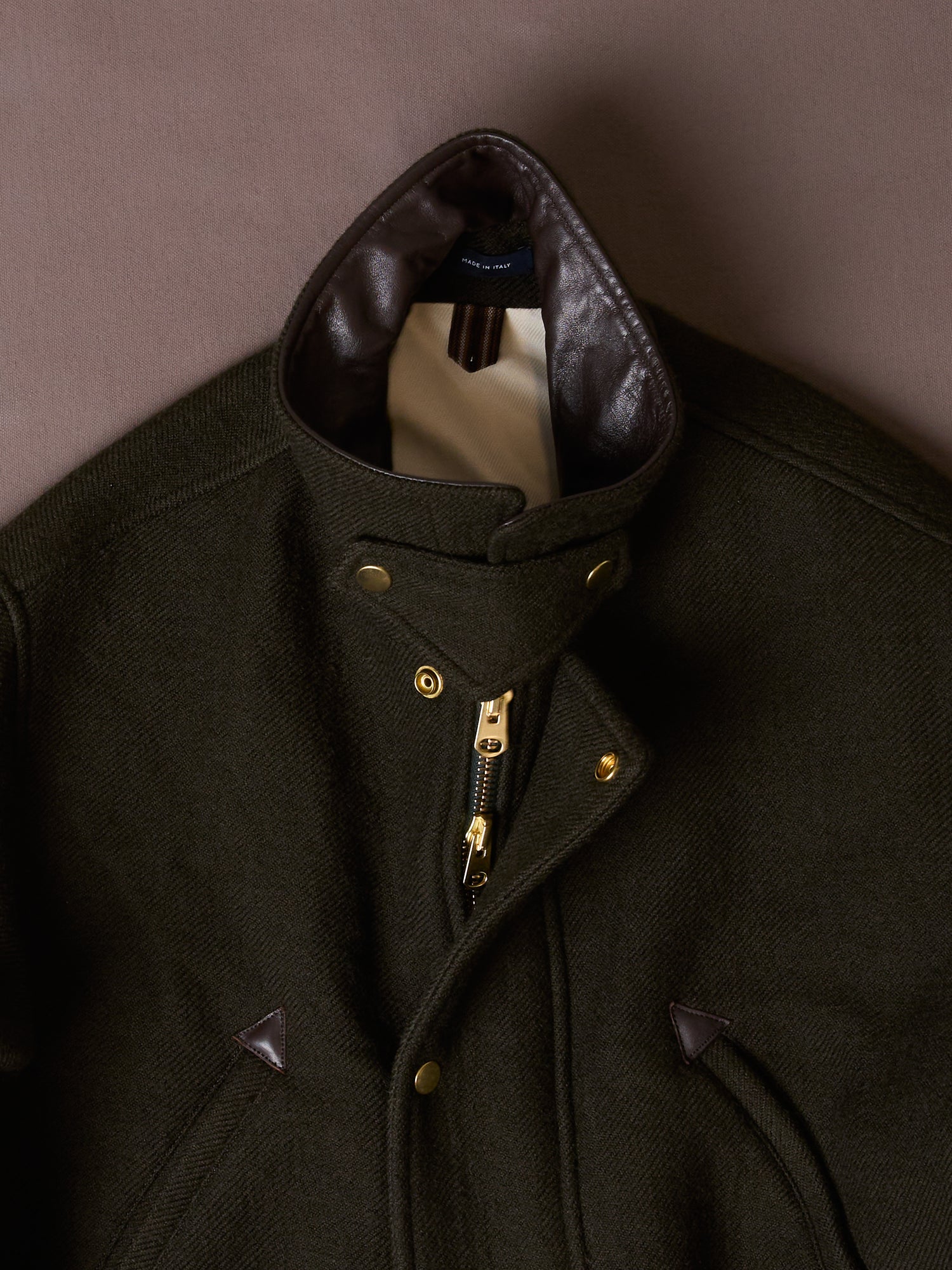 Olive Wool Keeper Jacket