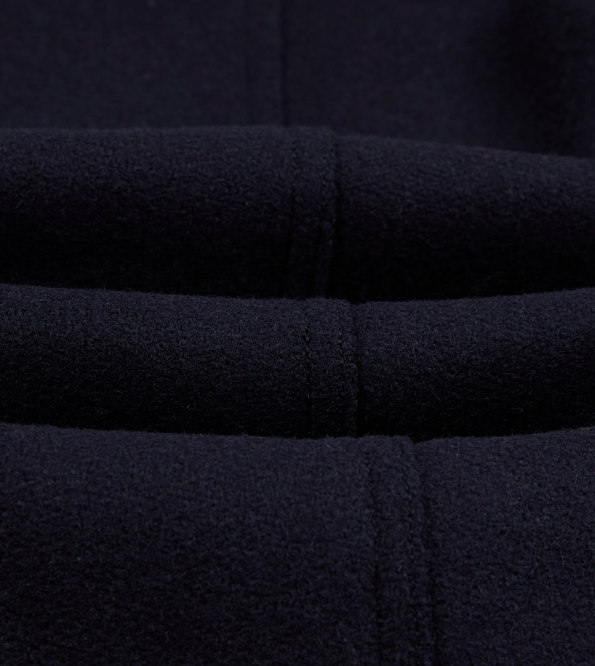 Navy Wool Melton Blouson