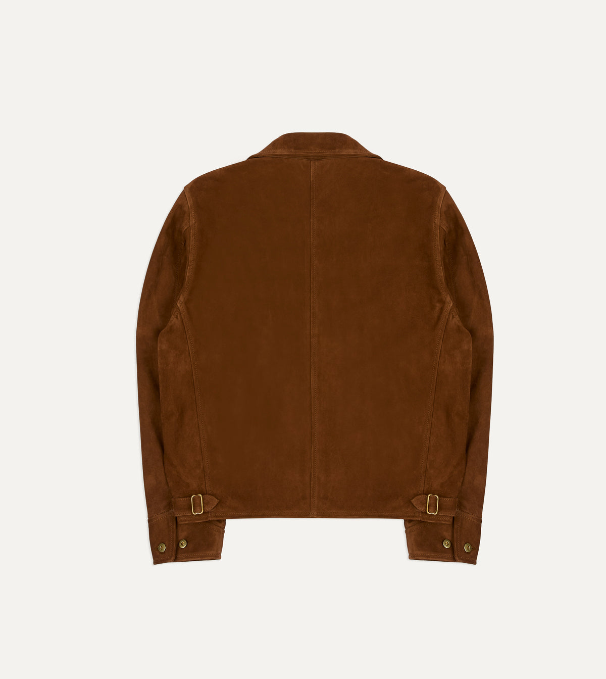 Brown Suede Blouson Jacket