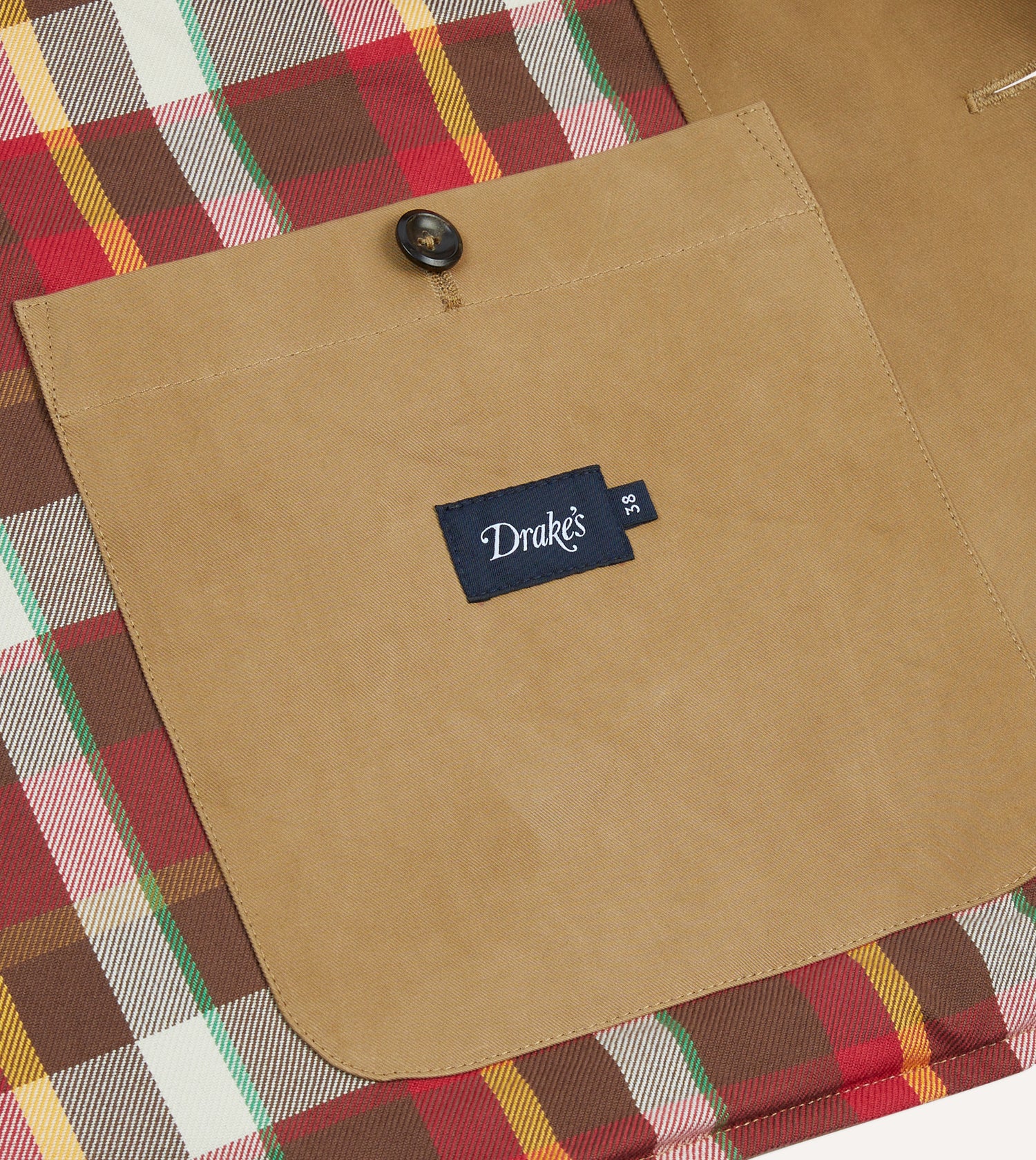 Light Brown Cotton Gabardine Barn Jacket
