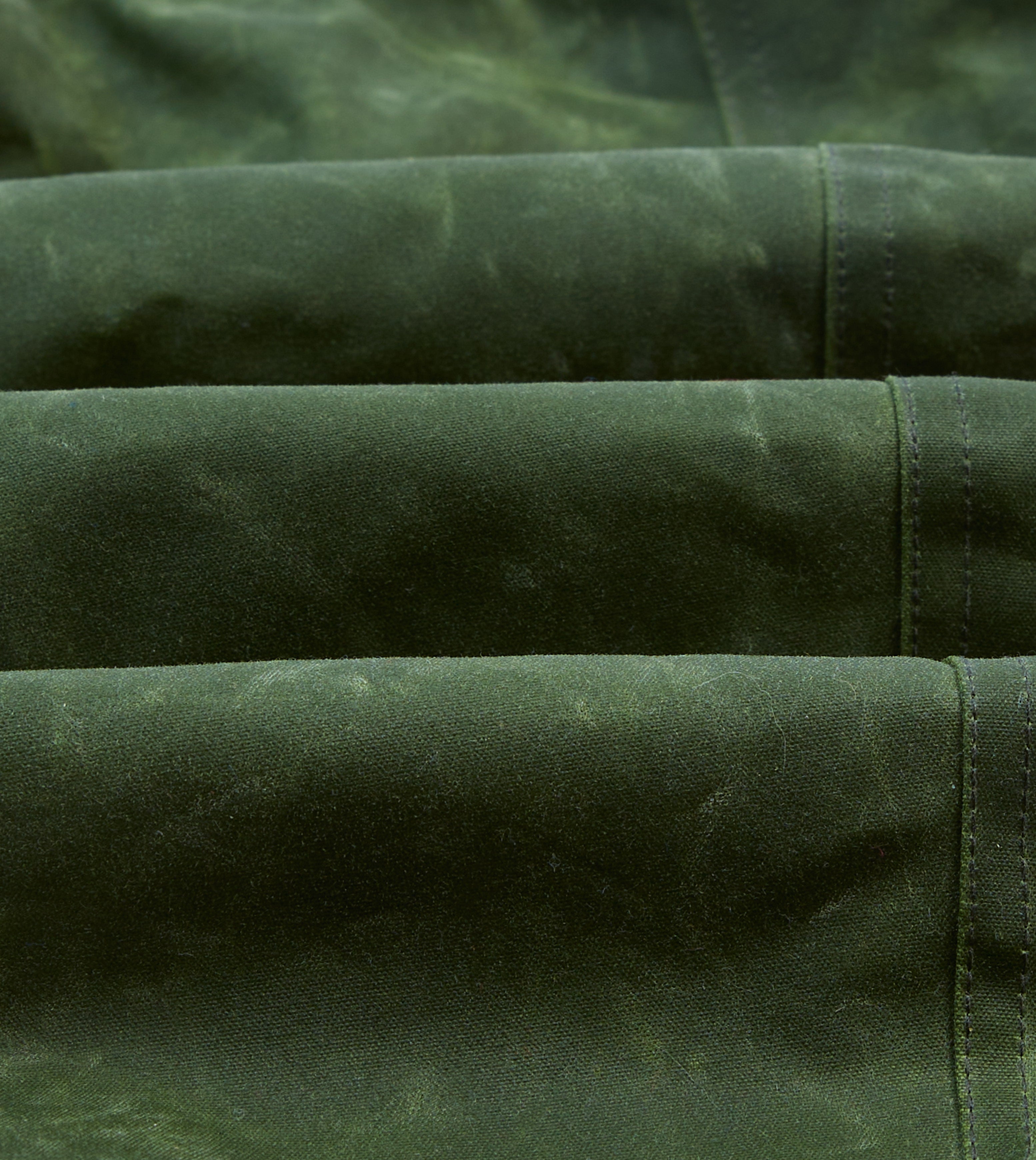 Green Waxed Cotton Barn Jacket