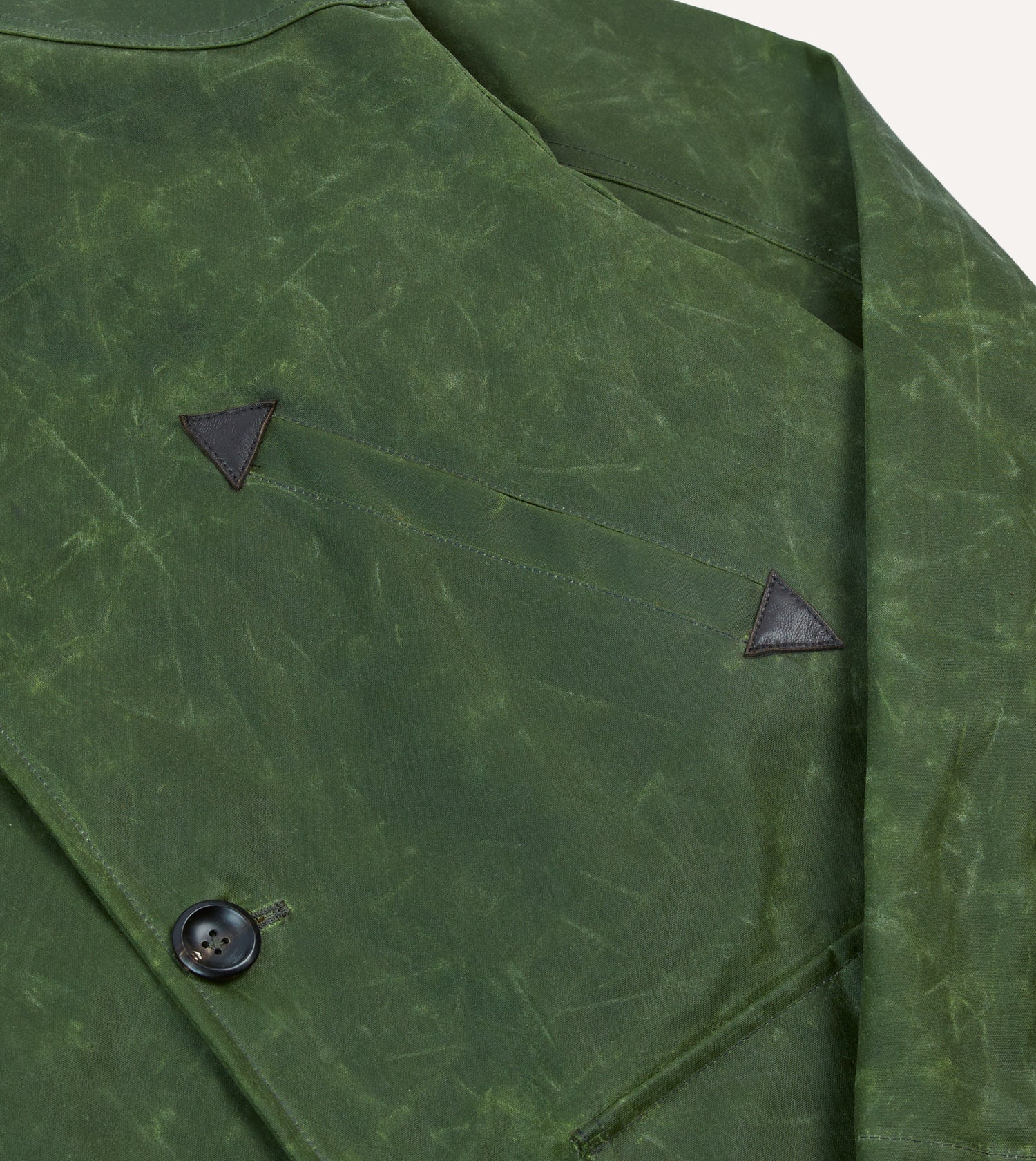 Green Waxed Cotton Barn Jacket