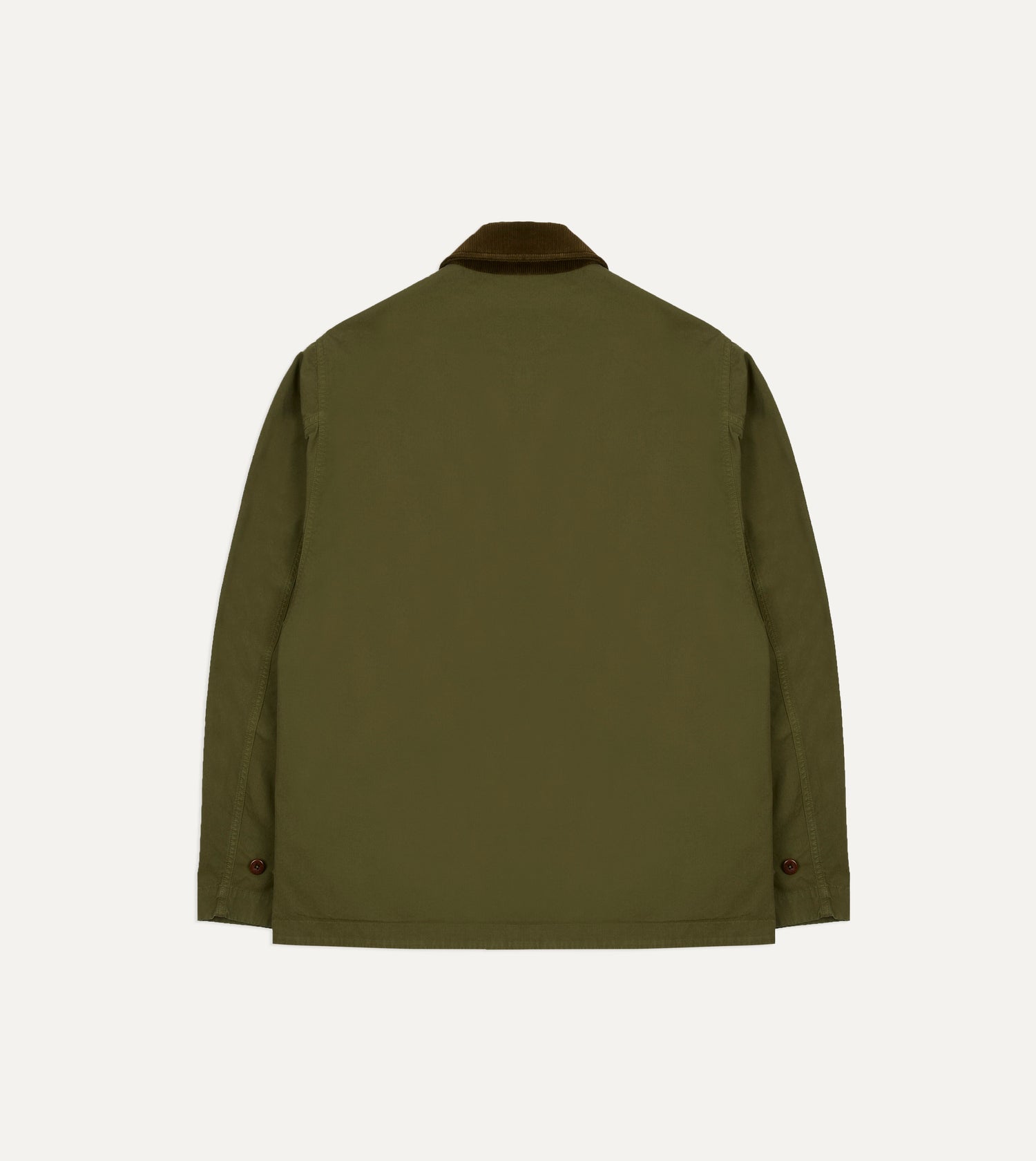 Washed Olive Cotton Hiking Jacket