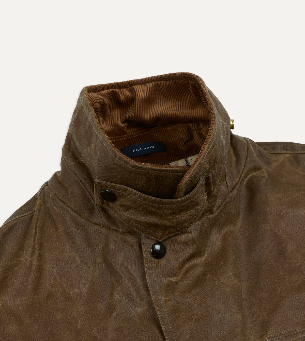 Brown Waxed Cotton Stable Jacket