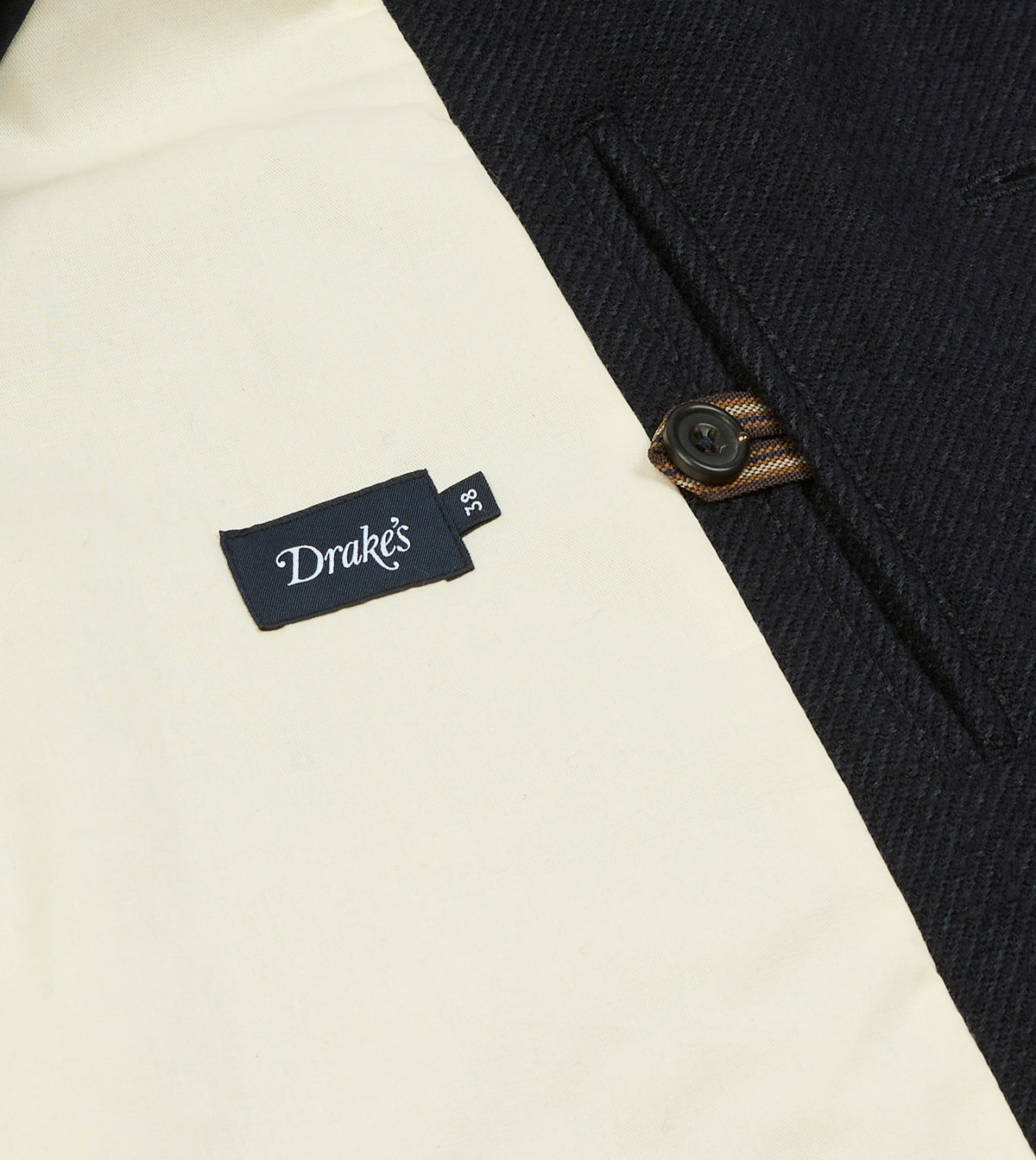 Navy Wool Car Coat