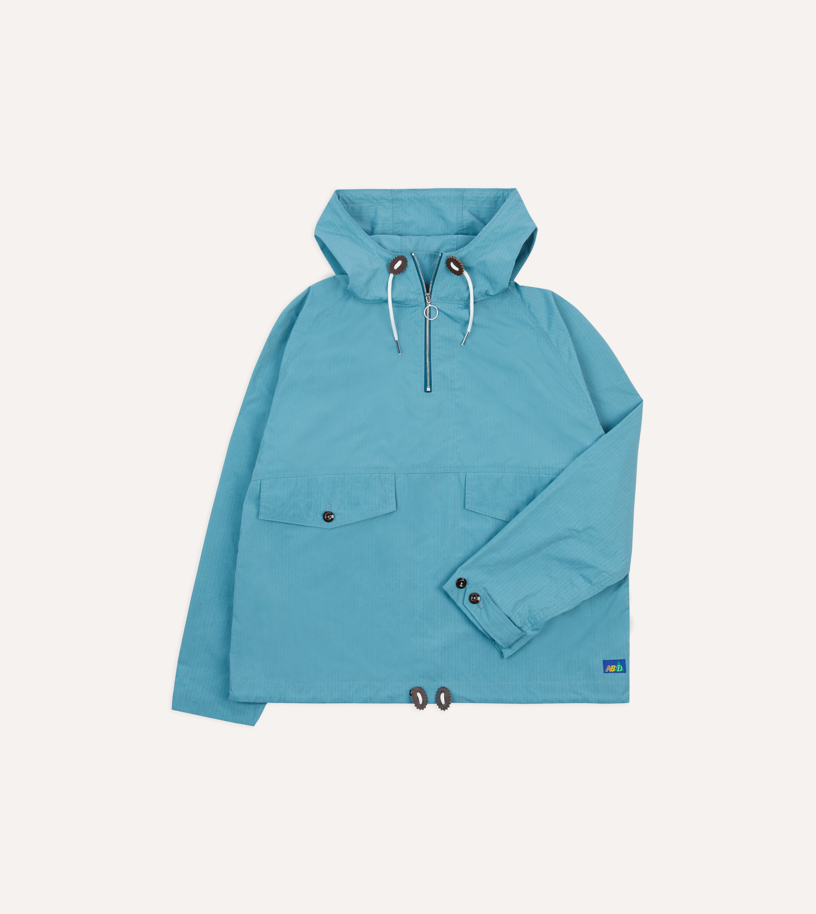 Drake’s and New Balance Waxed Cotton-Nylon Hiking Cagoule