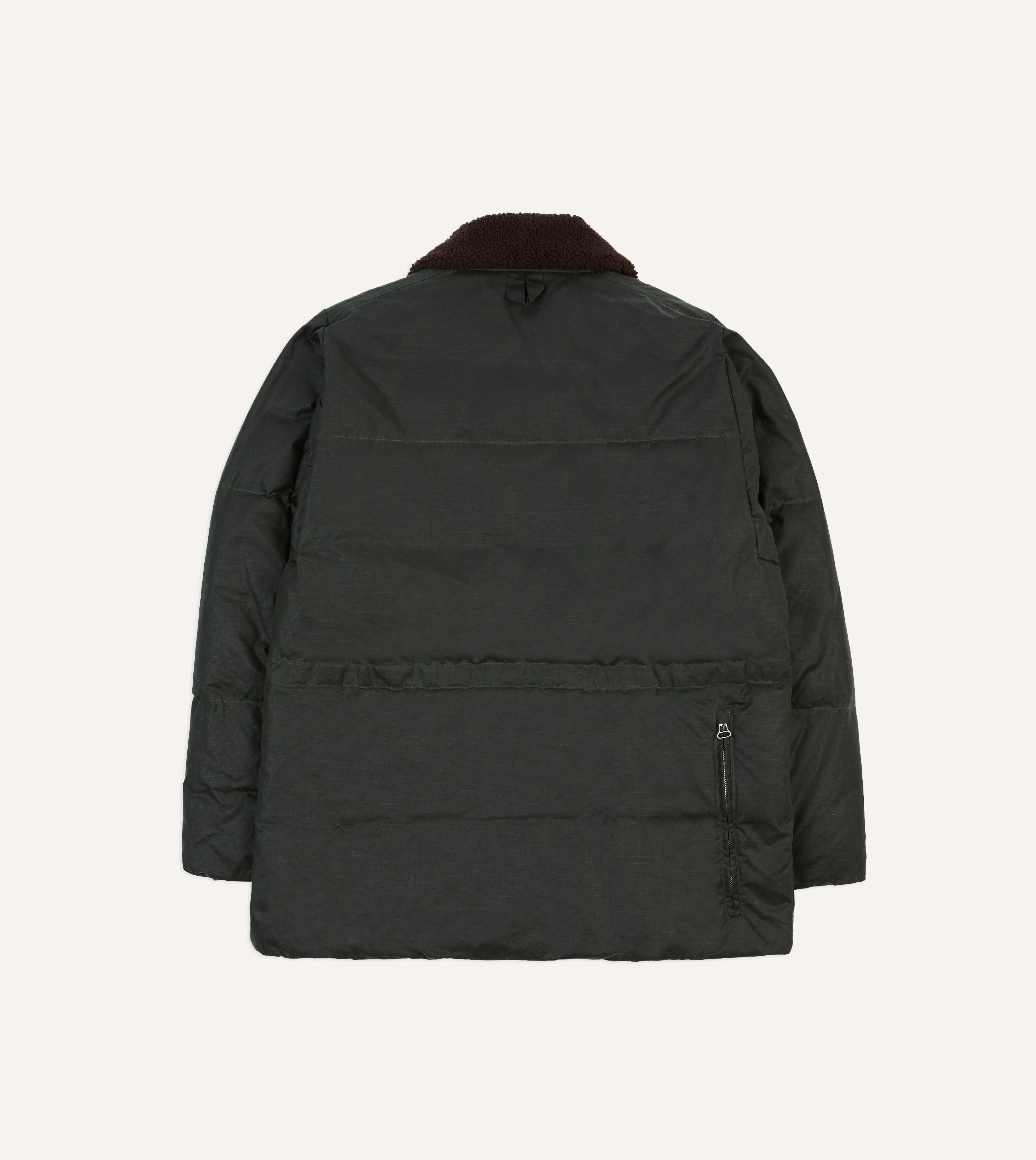Green Waxed Cotton Expedition Parka – Drakes US