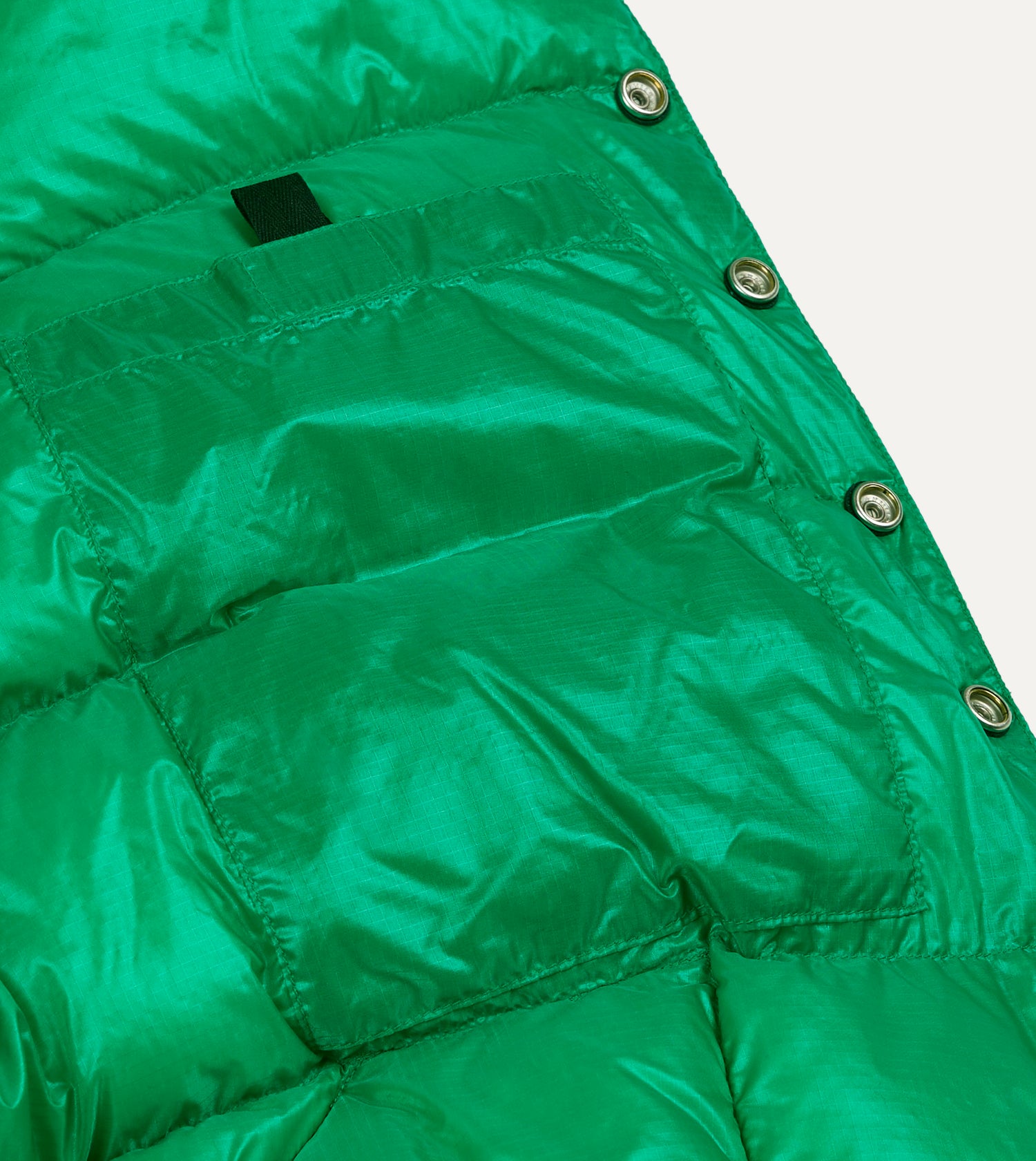 Kluane Mountaineering Green Nylon Snap Parka