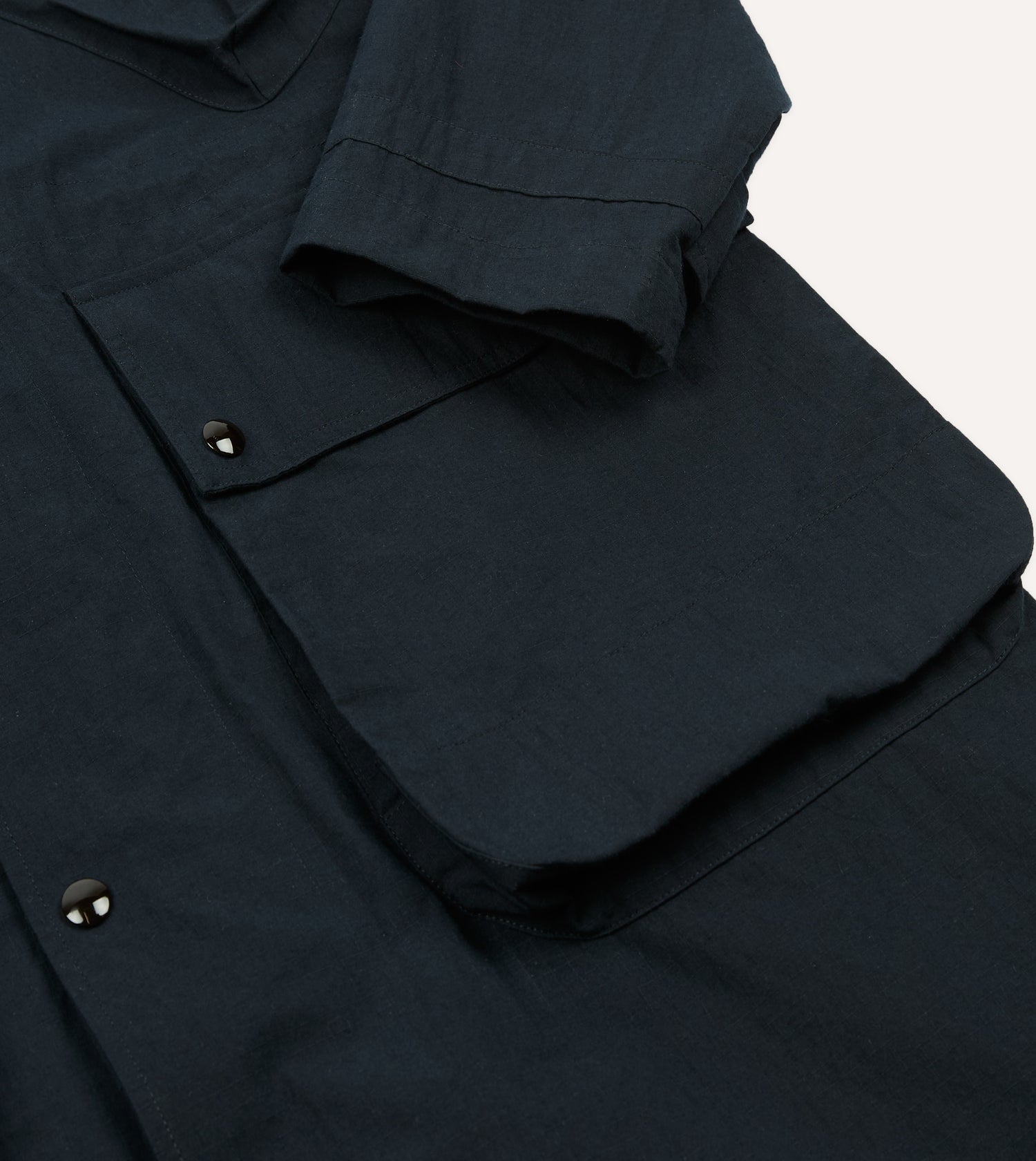 Navy Ripstop Cotton D-77 Parka