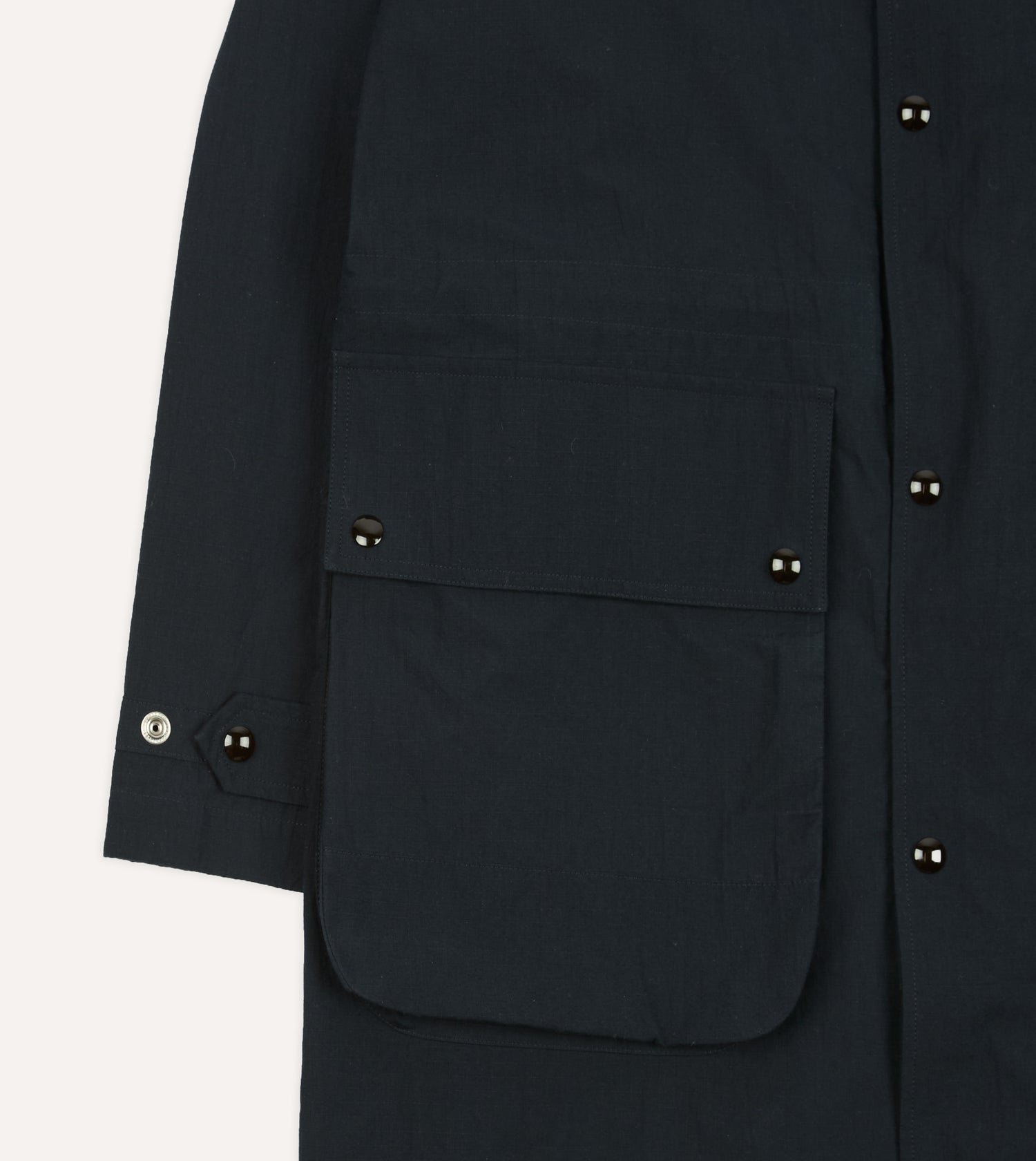 Navy Ripstop Cotton D-77 Parka