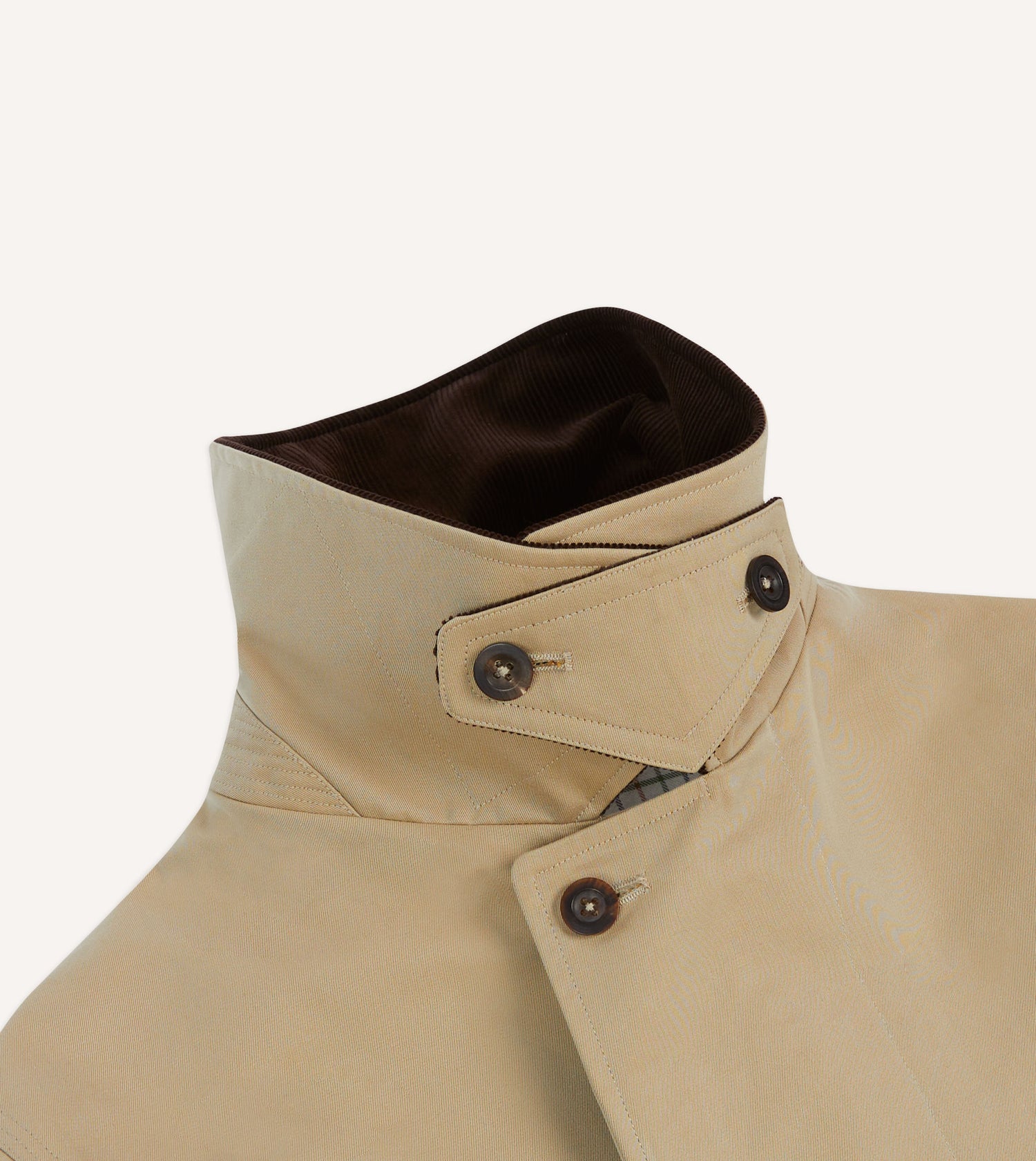 Drake's for Permanent Style Beige Rider's Raincoat