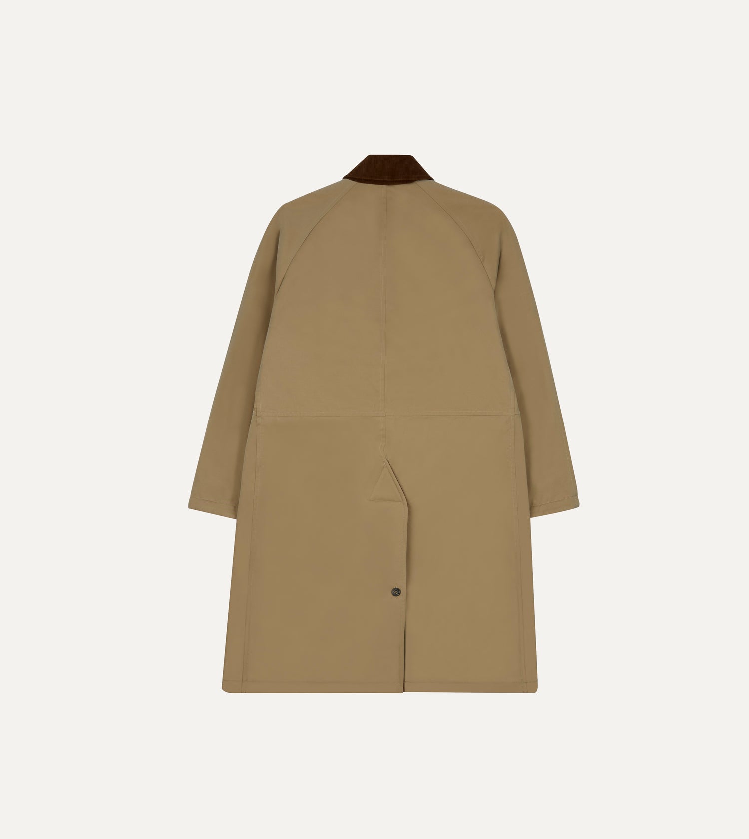 Reversible Cotton–Blanket Raglan Mac