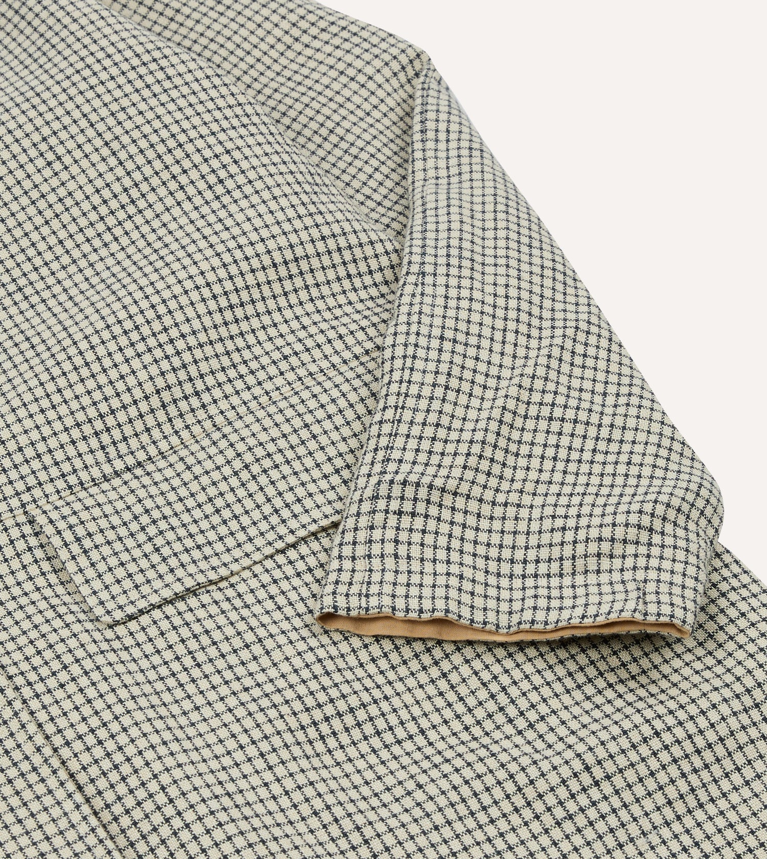 Reversible Linen–Cotton Raglan Mac