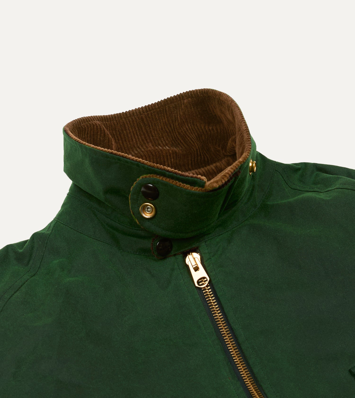 Green Waxed Coverall Jacket