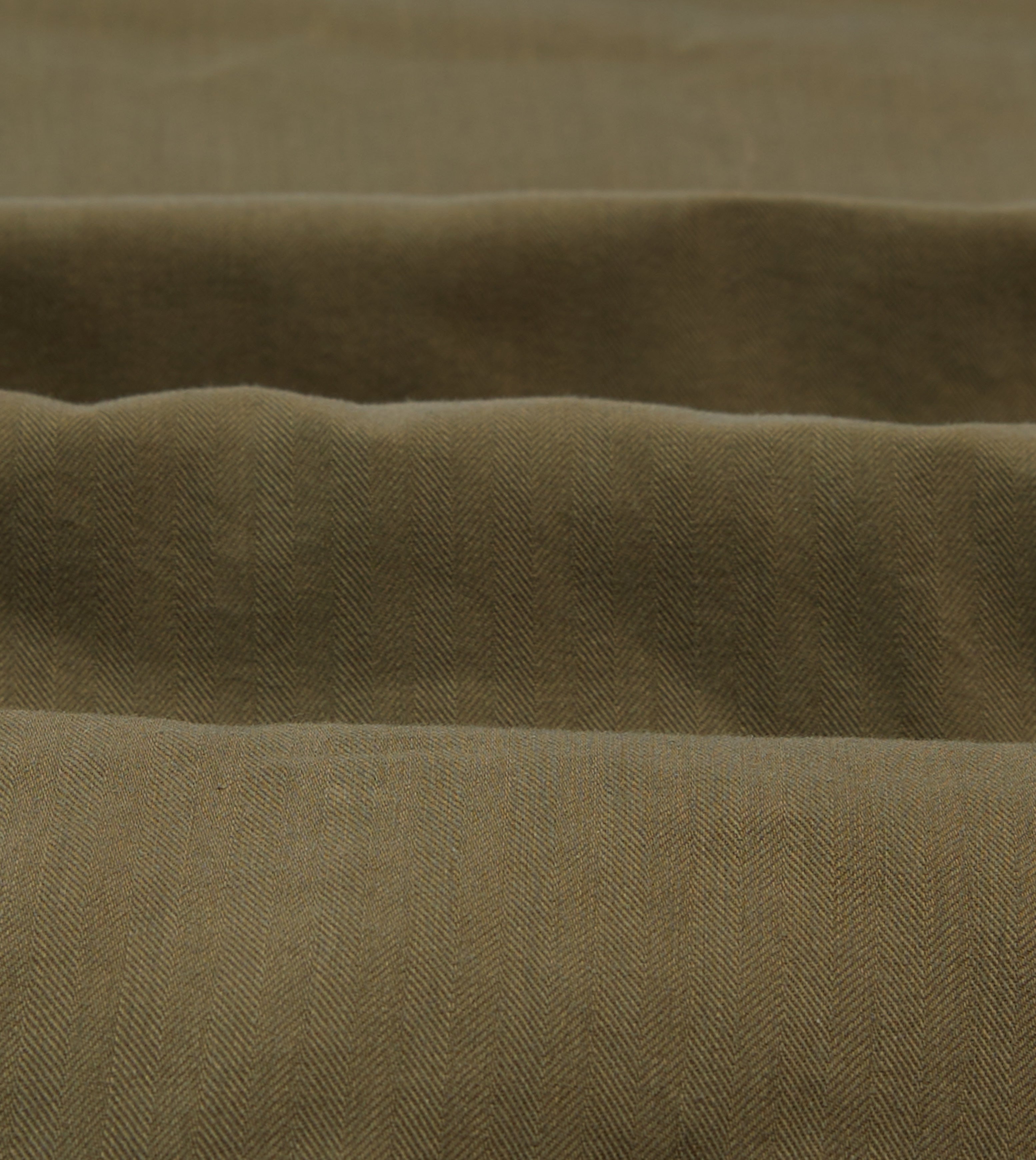 Olive Green Waxed Cotton Canvas Chasseur Jacket