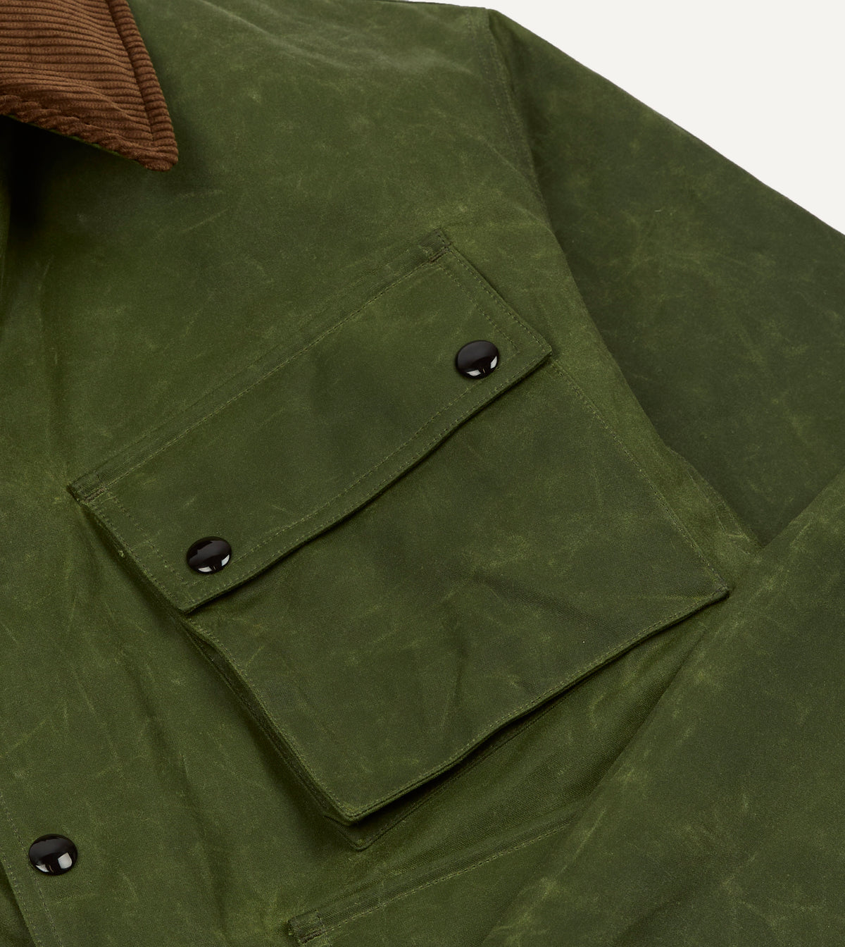 Light Green Waxed Cotton Wader Jacket