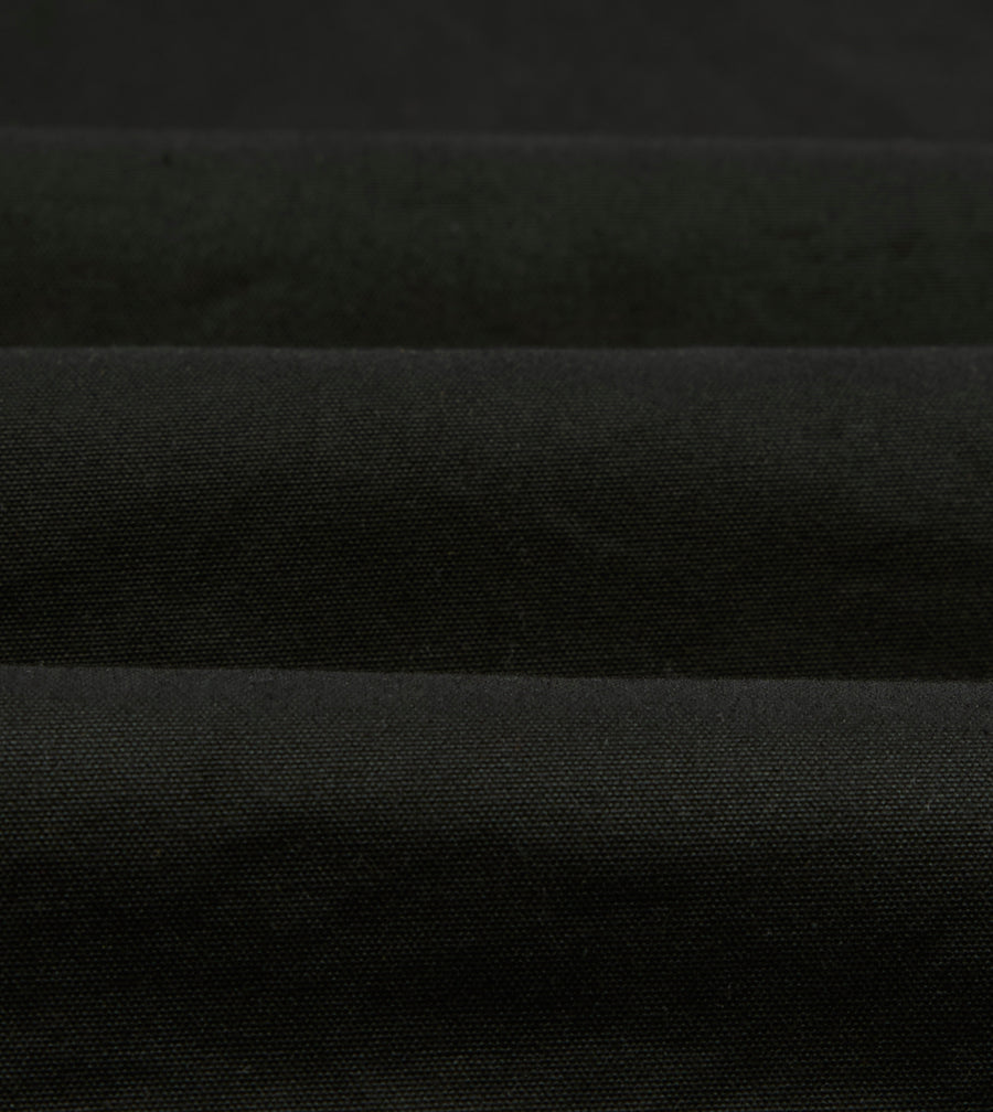 Black Waxed Coverall Jacket