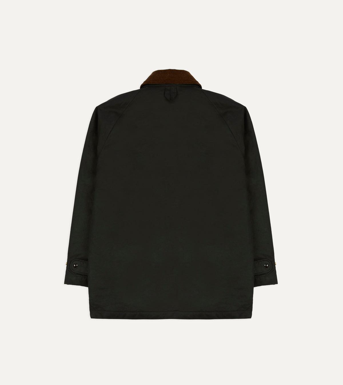 Black Waxed Coverall Jacket