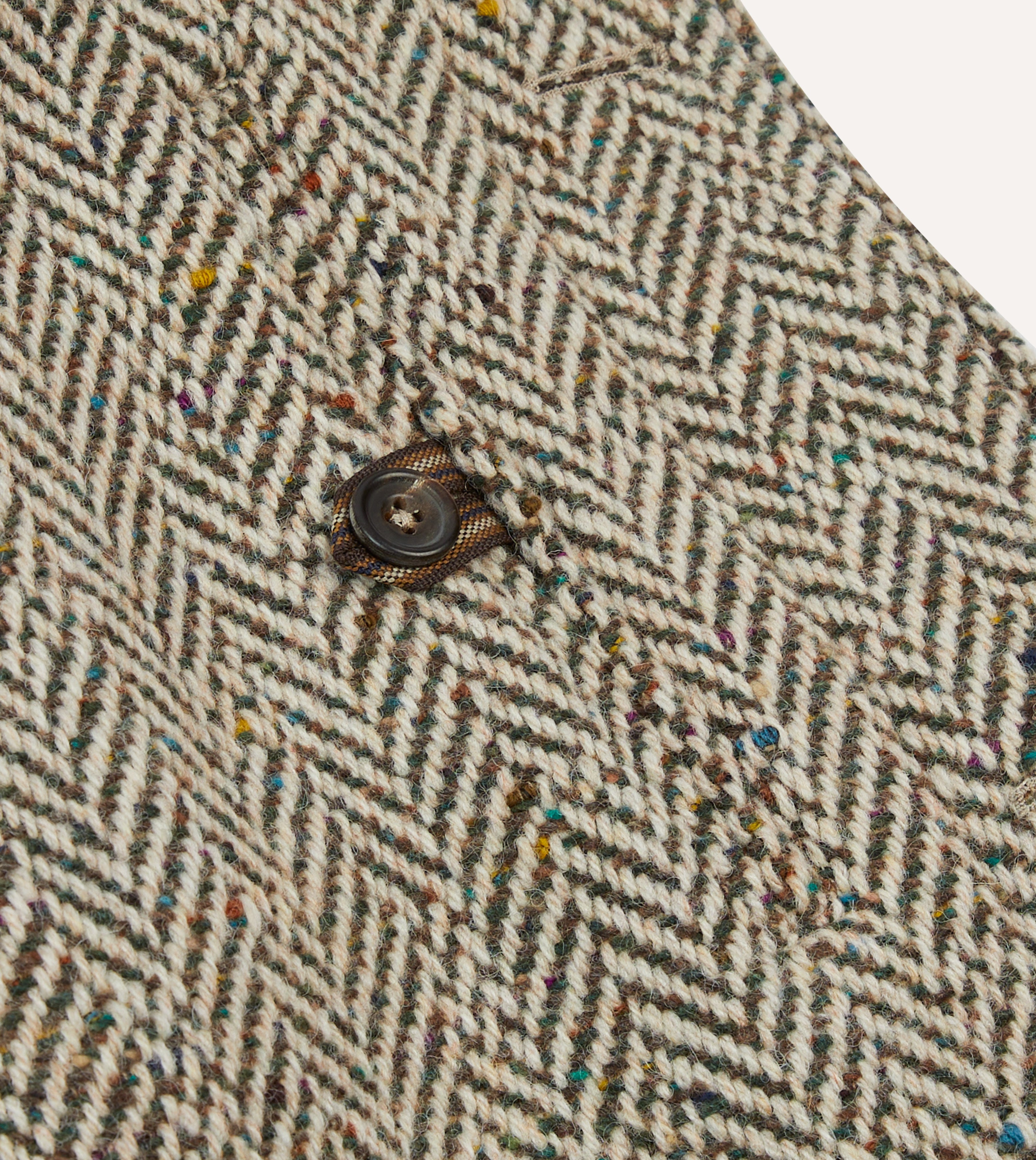 【DAIRIKU】 Rib Collar Tweed Raglan Coat Nelson Tweed Raglan Coat - Dark Grey/Multicolour – Berg & Berg