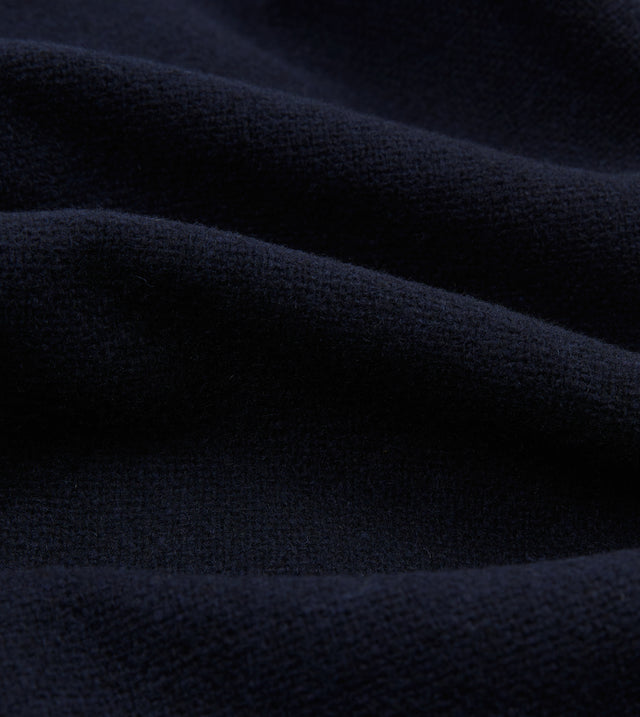 Navy Wool Raglan Coat – Drakes US