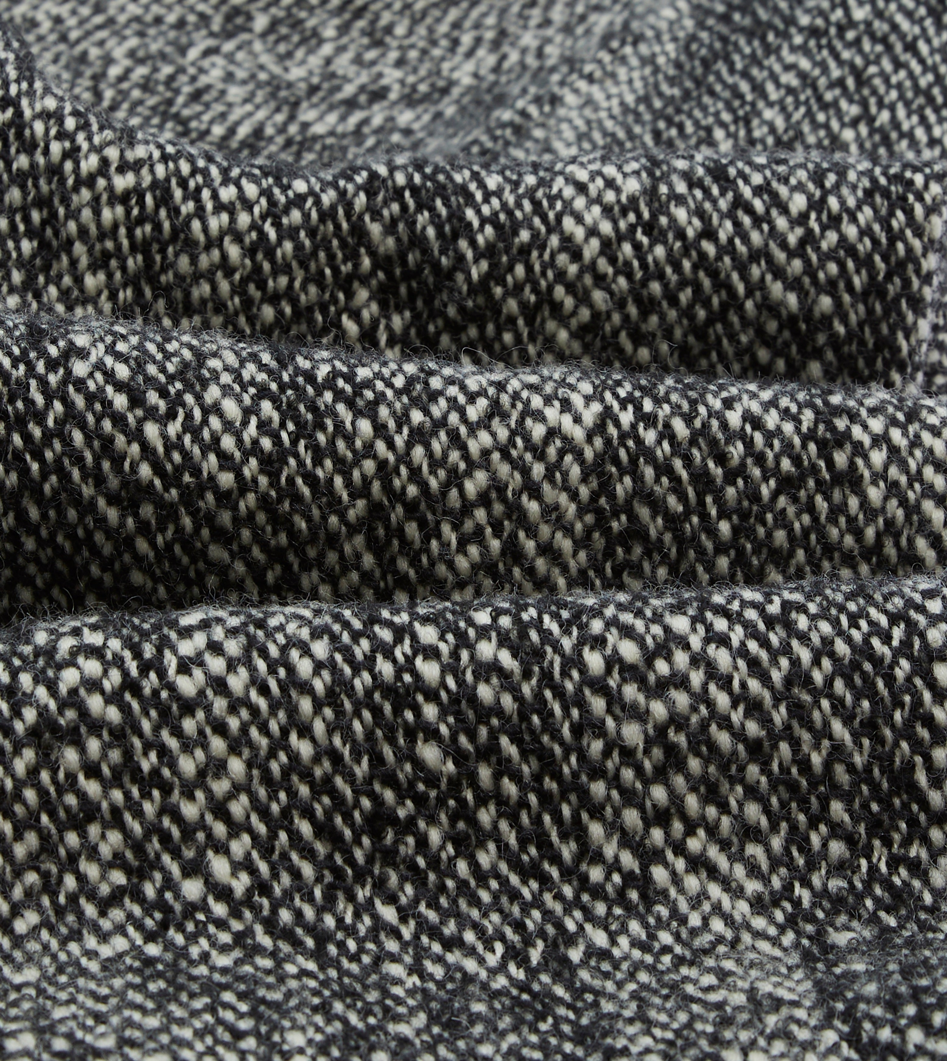 Salt and Pepper Wool Raglan Coat