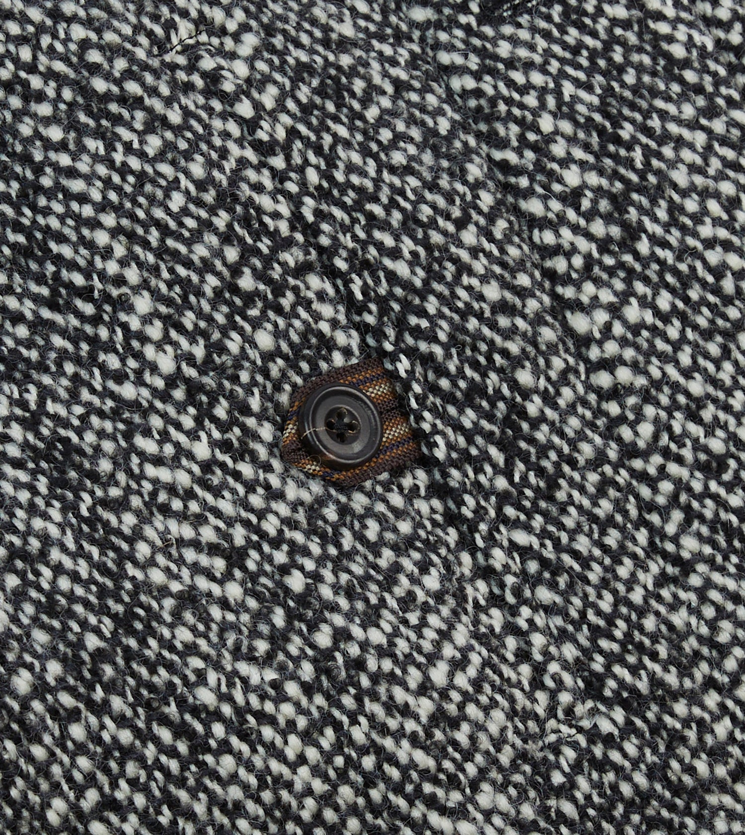 Salt and Pepper Wool Raglan Coat