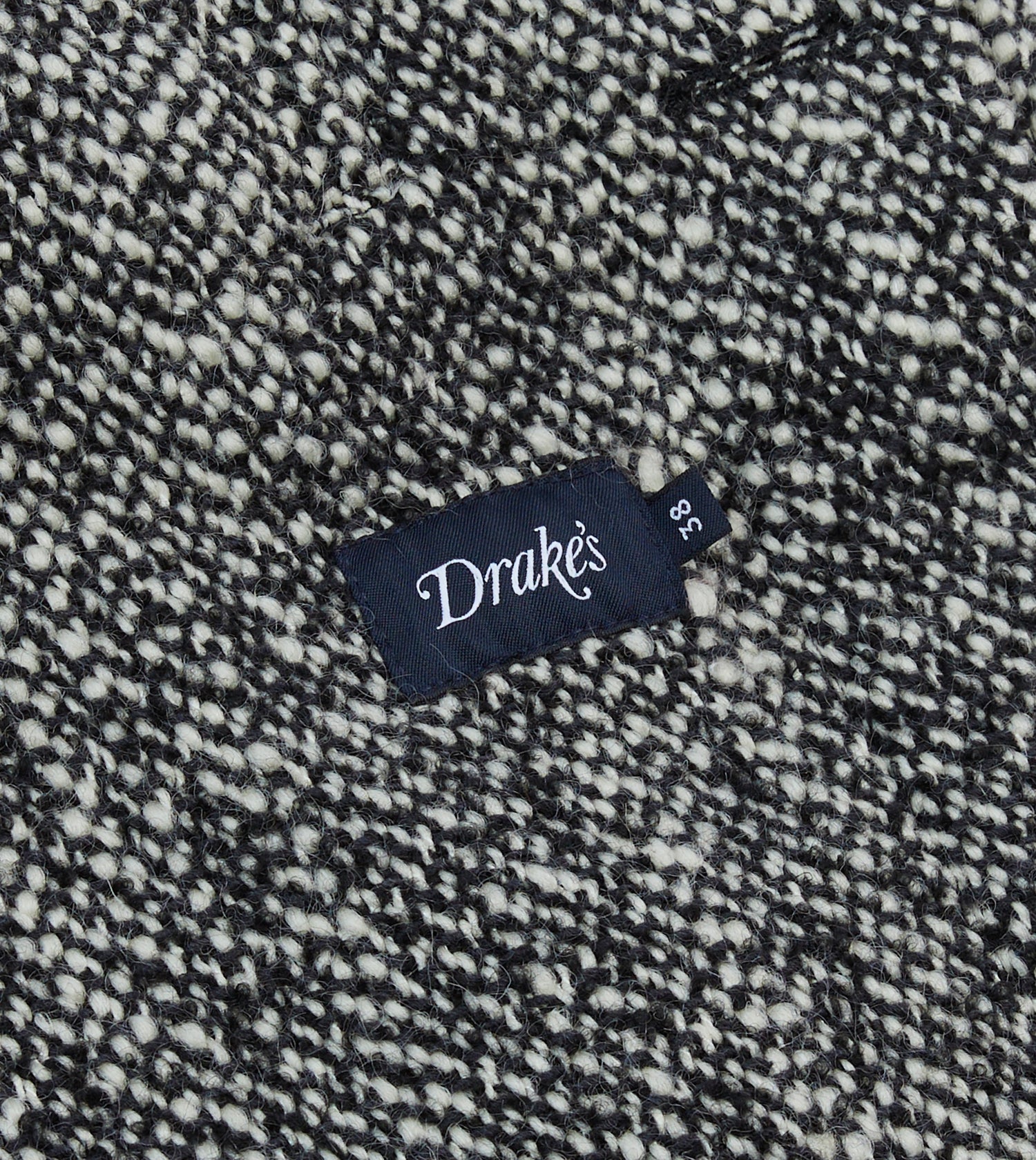 Salt and Pepper Wool Raglan Coat