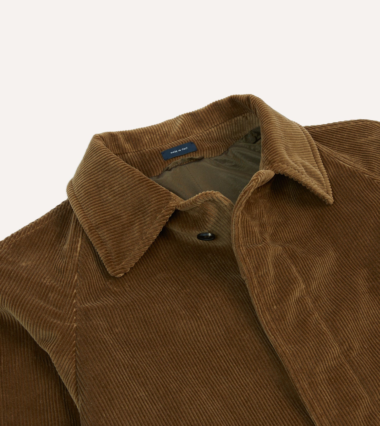 Tan Corduroy Raglan Coat