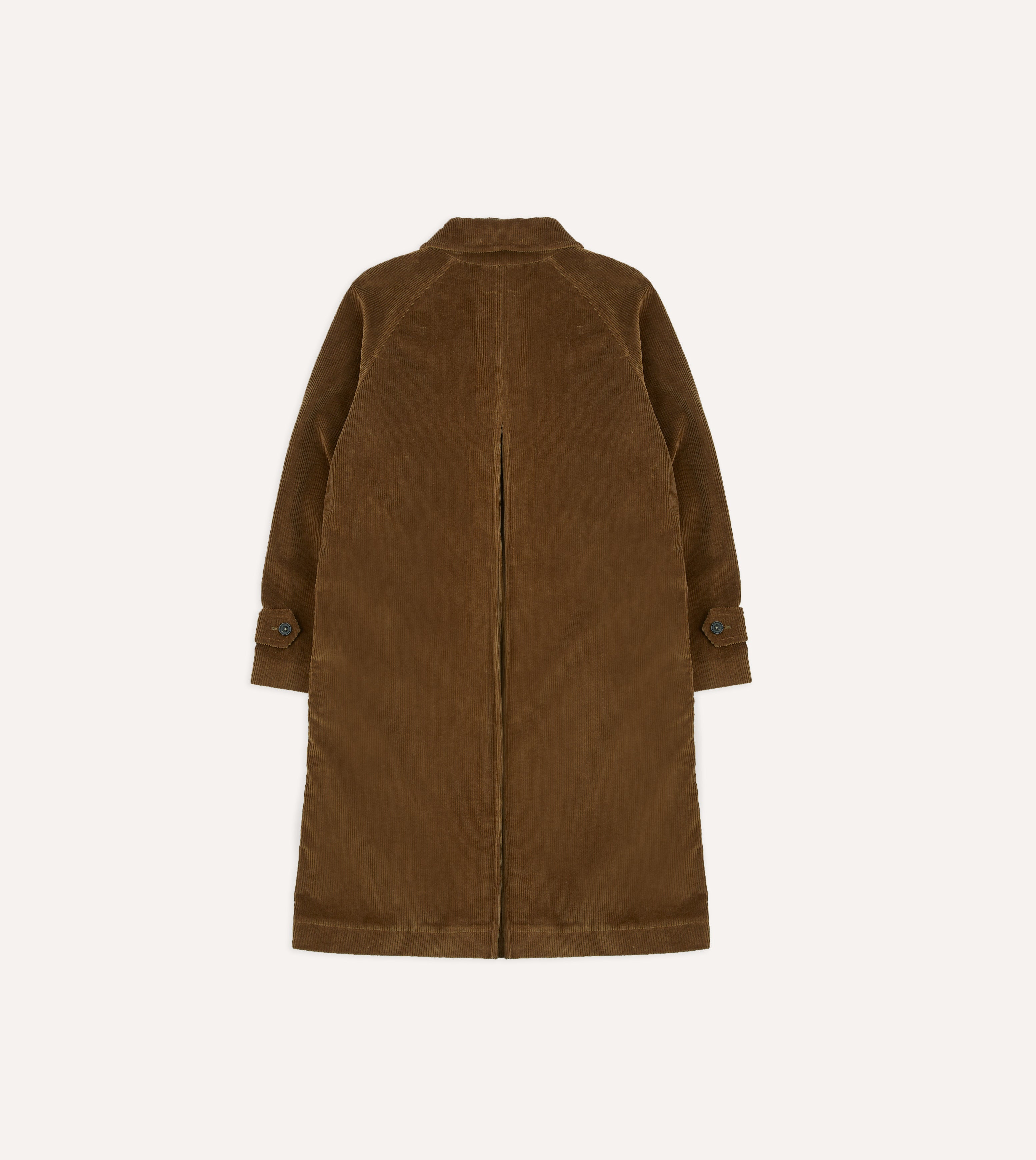 Tan Corduroy Raglan Coat