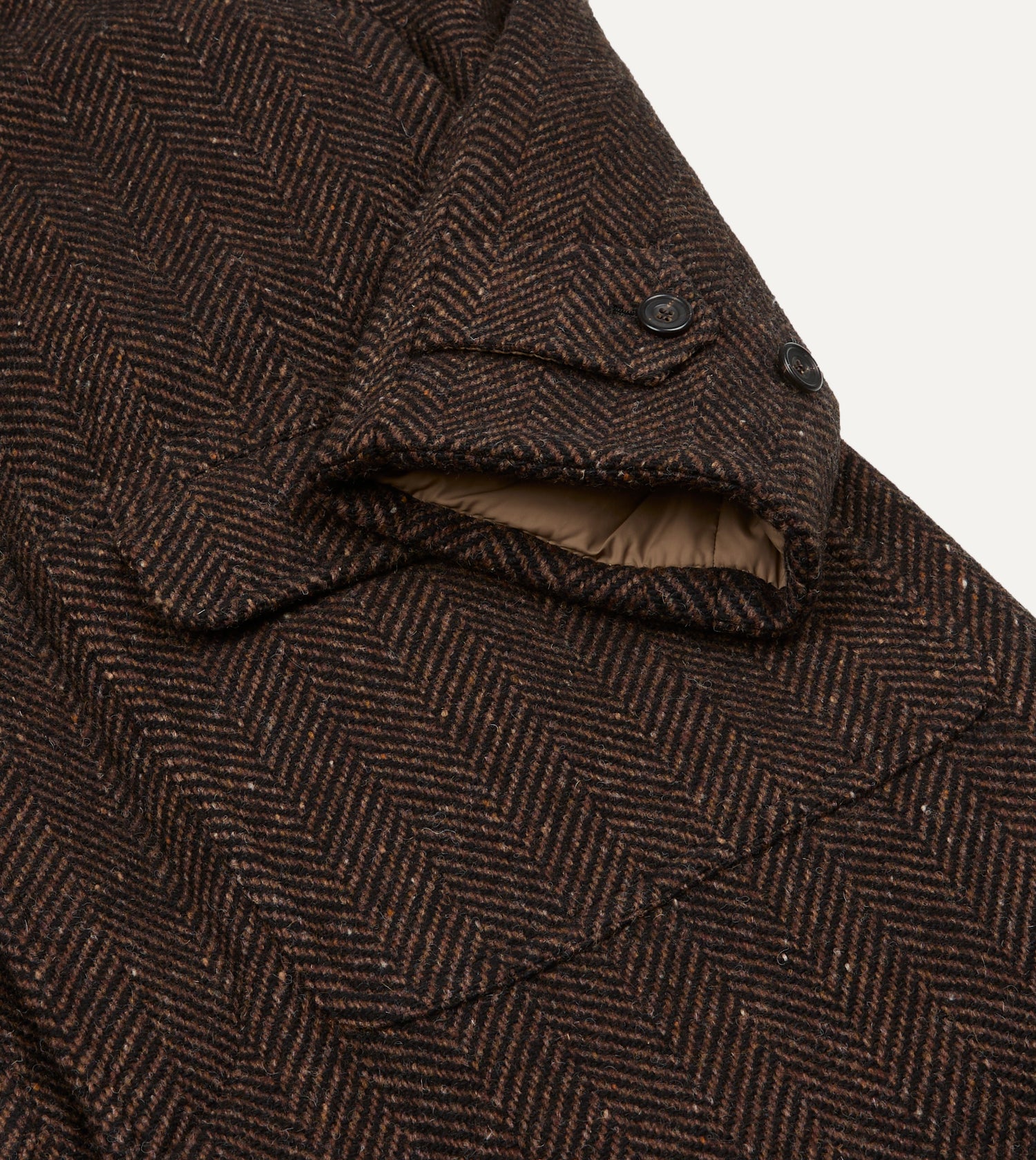 Drake’s by Nanga Quilted Raglan Coat