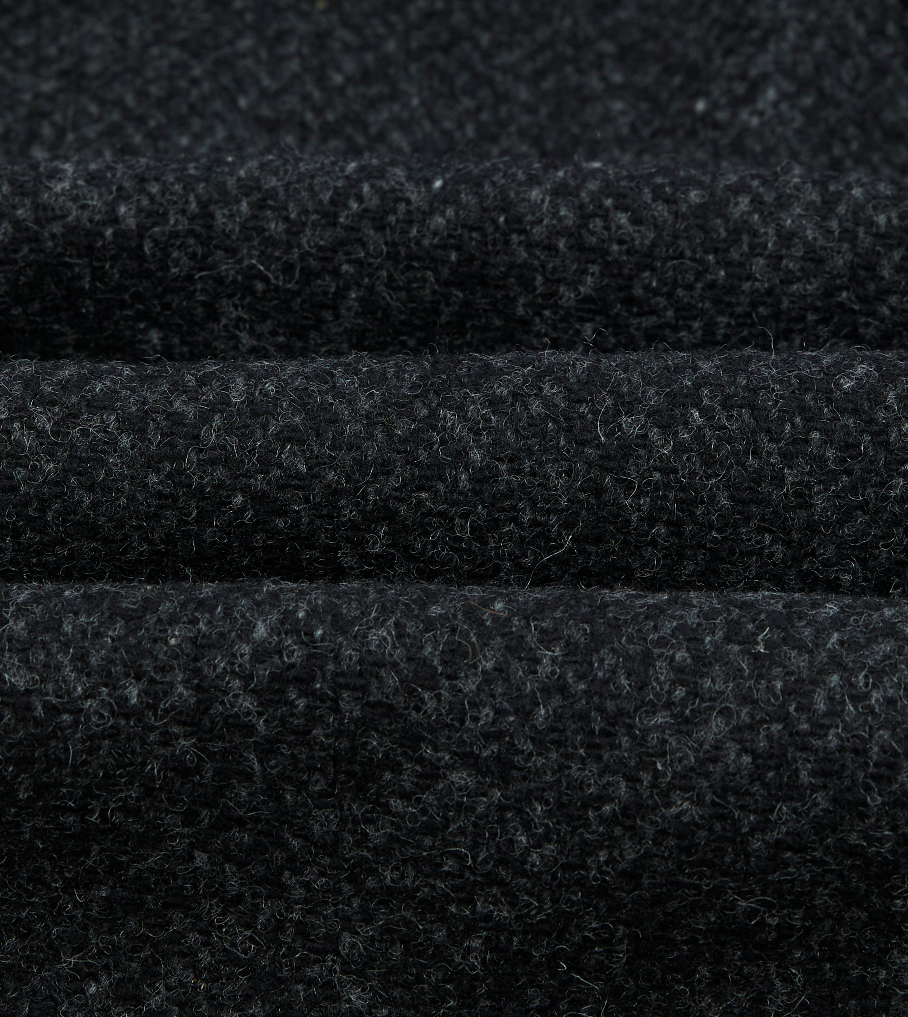 Drake's by A. Levine Black Wool Raglan Overcoat