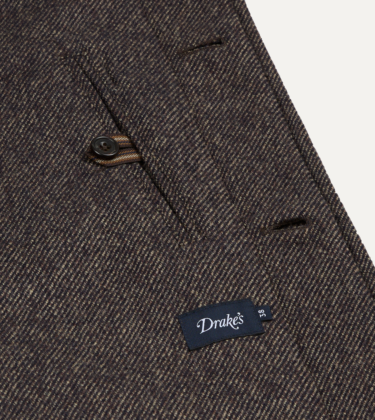 Brown Wool Raglan Overcoat