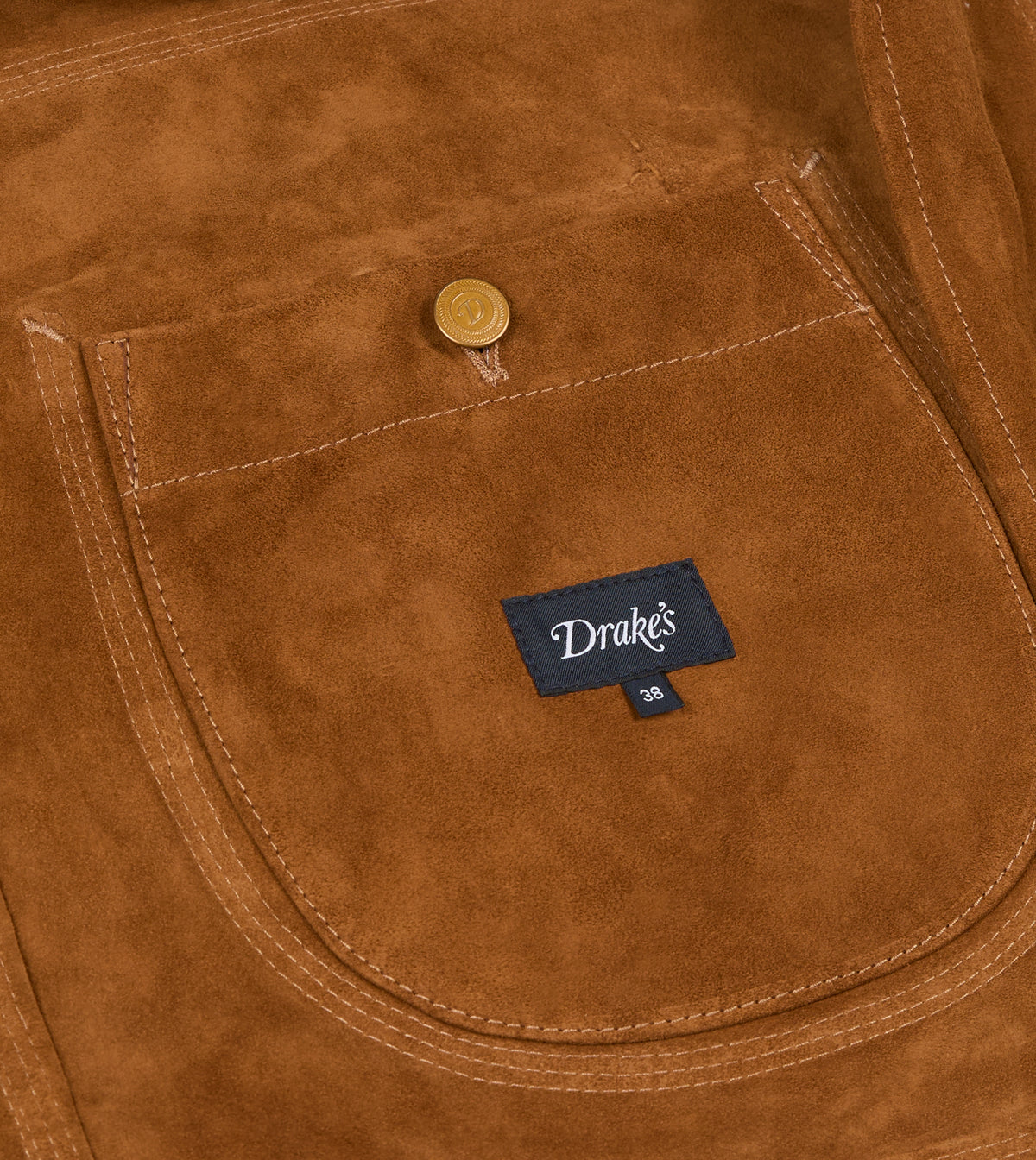 Snuff Suede Raglan Work Coat