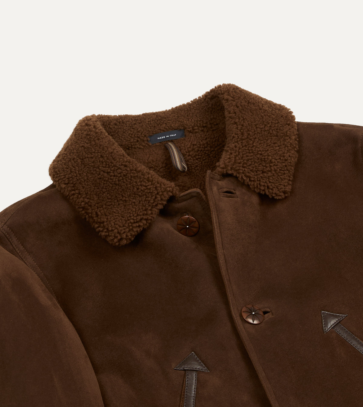 Brown Western Shearling Jacket