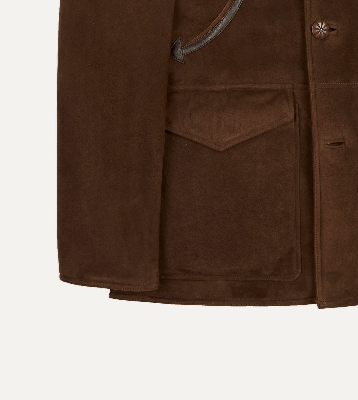 Brown Western Shearling Jacket
