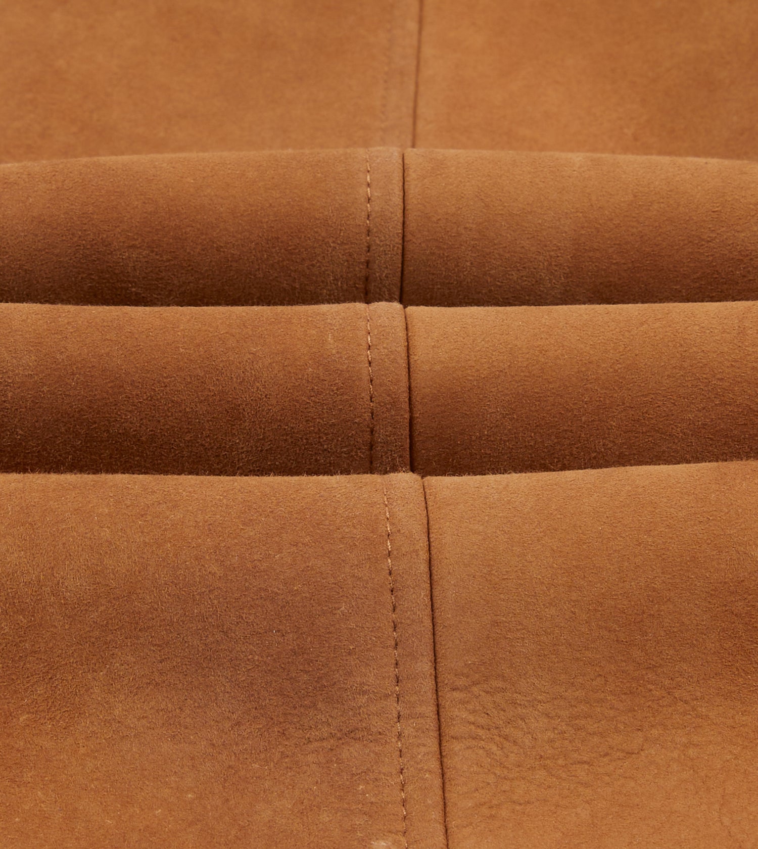 Tan Suede Shearling Vest