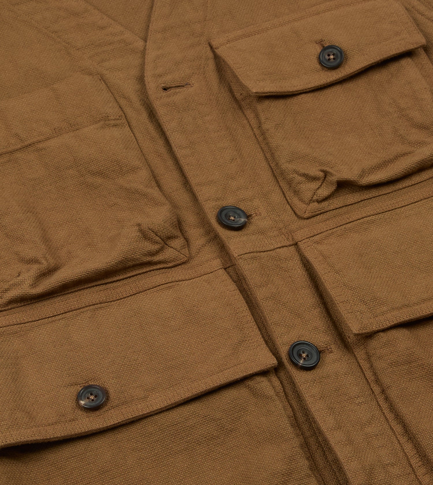 Tobacco Cotton Utility Vest