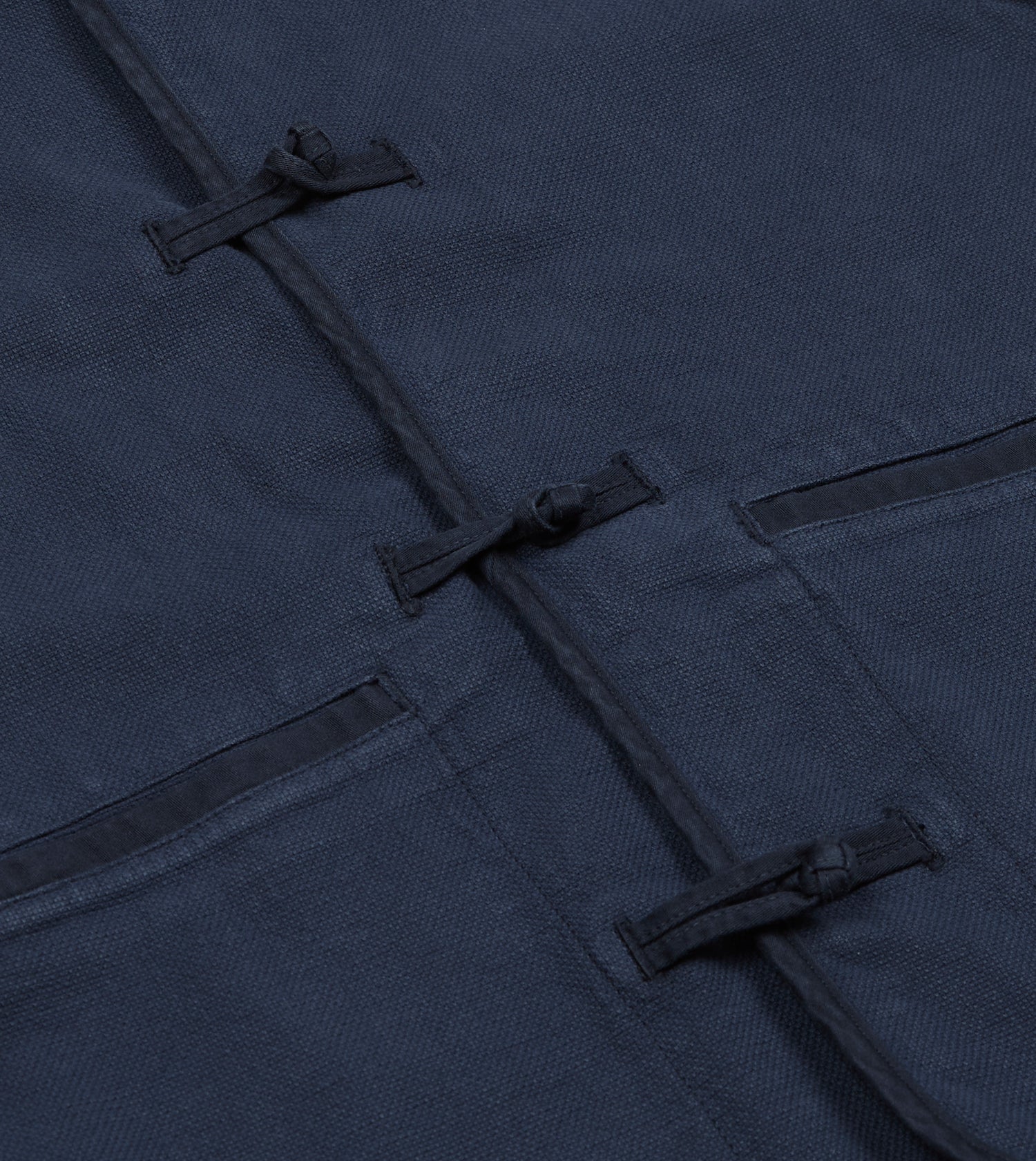 Navy Cotton Artist Vest