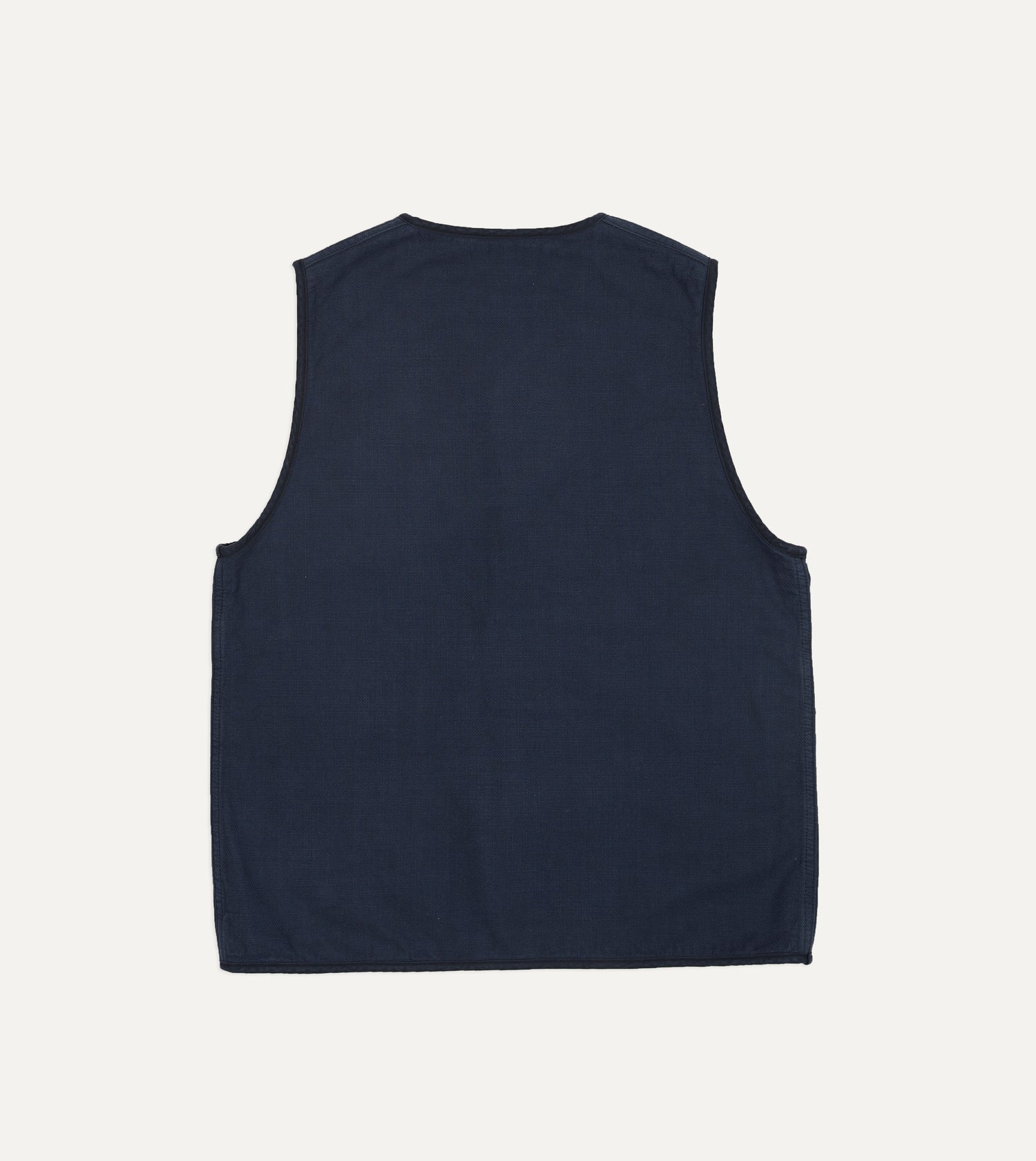Navy Cotton Artist Vest
