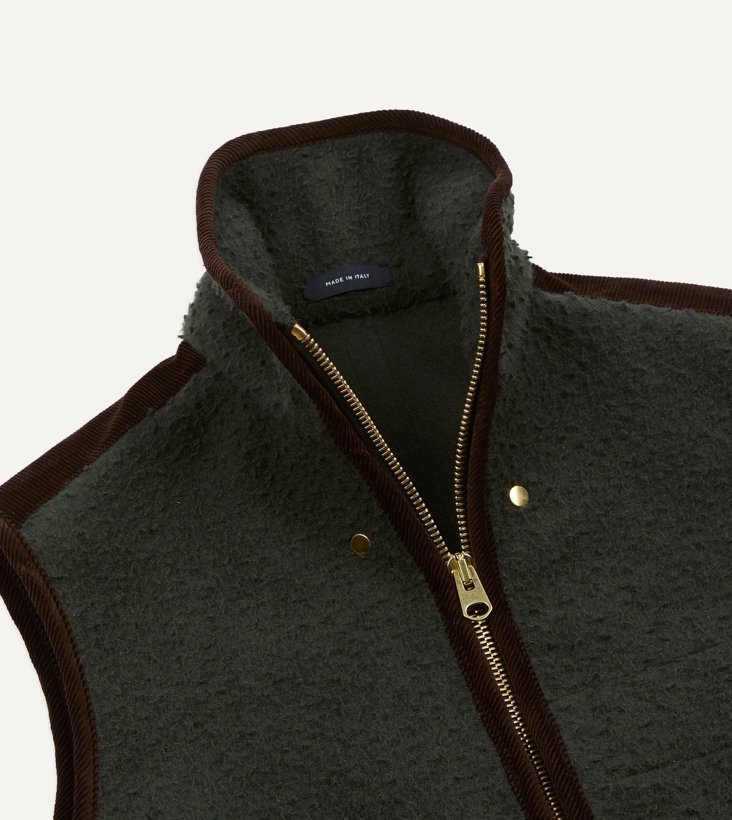 Green Casentino Fleece Gilet