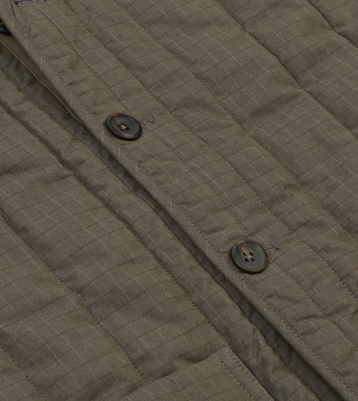 Green Ripstop Quilted Vest