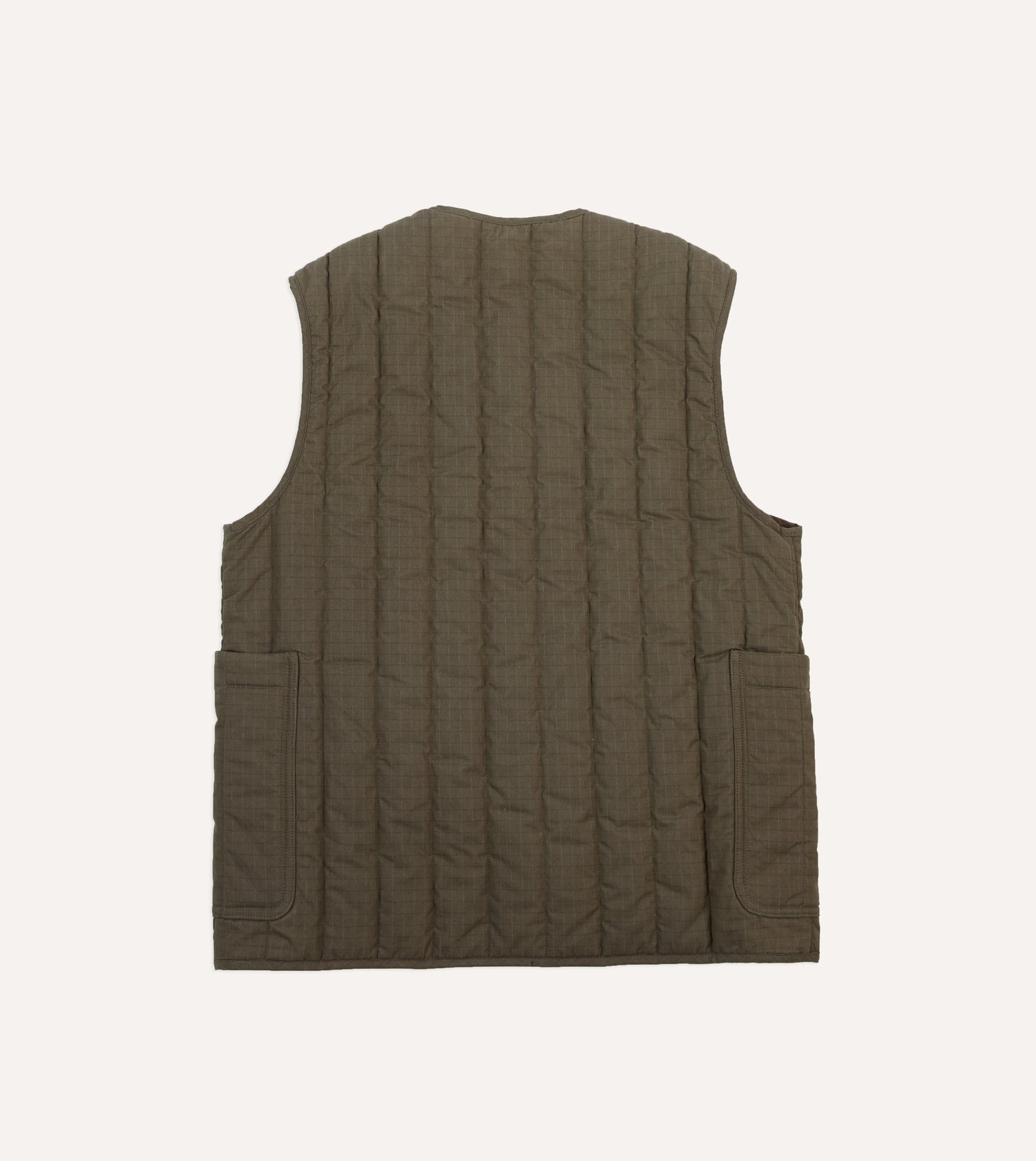 Green Ripstop Quilted Vest