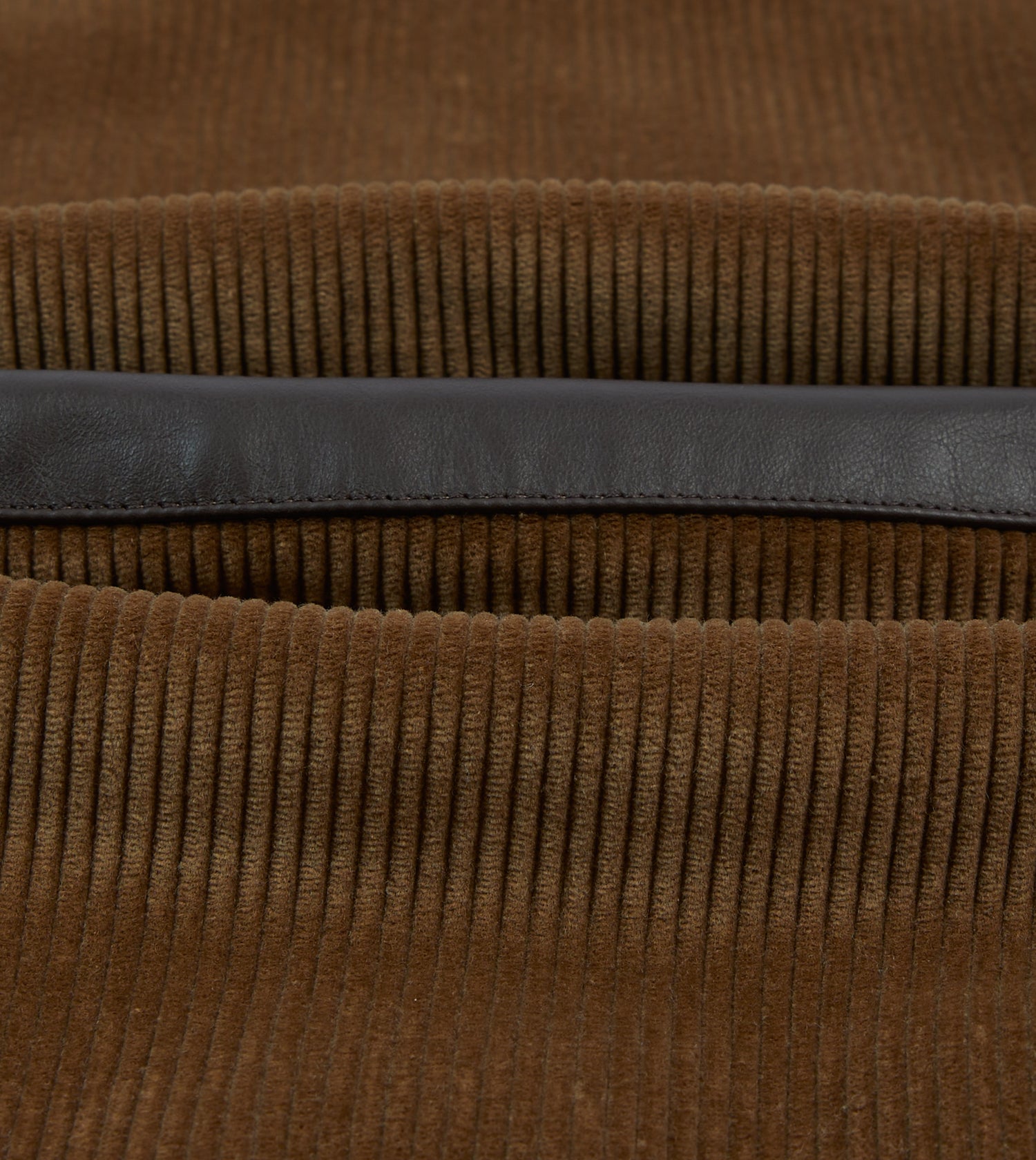 Brown Corduroy Wadded Vest