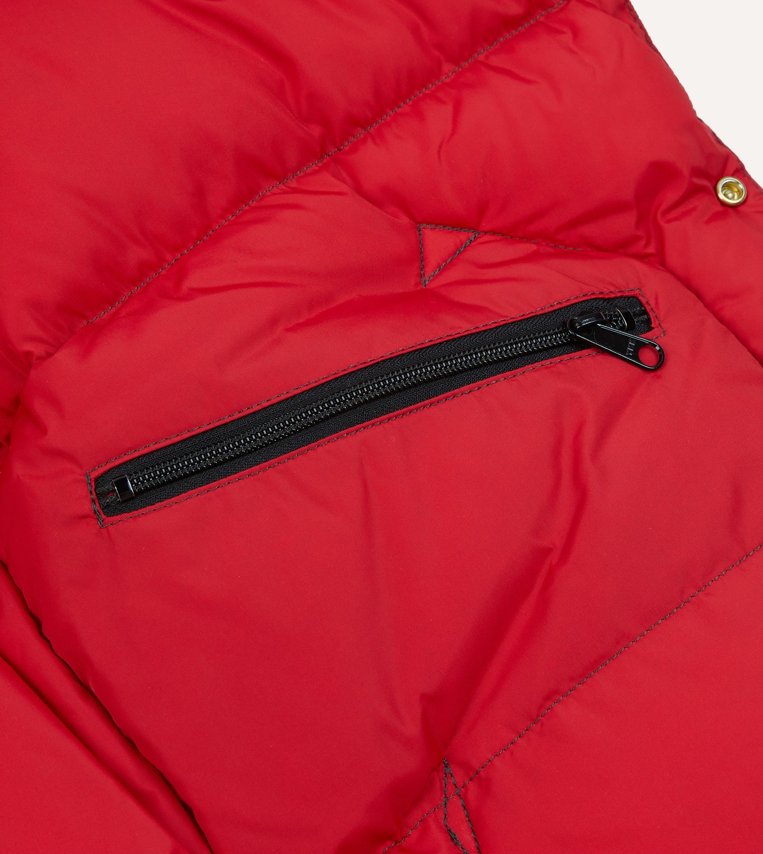 Rocky Mountain Featherbed for Drake's Olive Nylon Christy Down Jacket