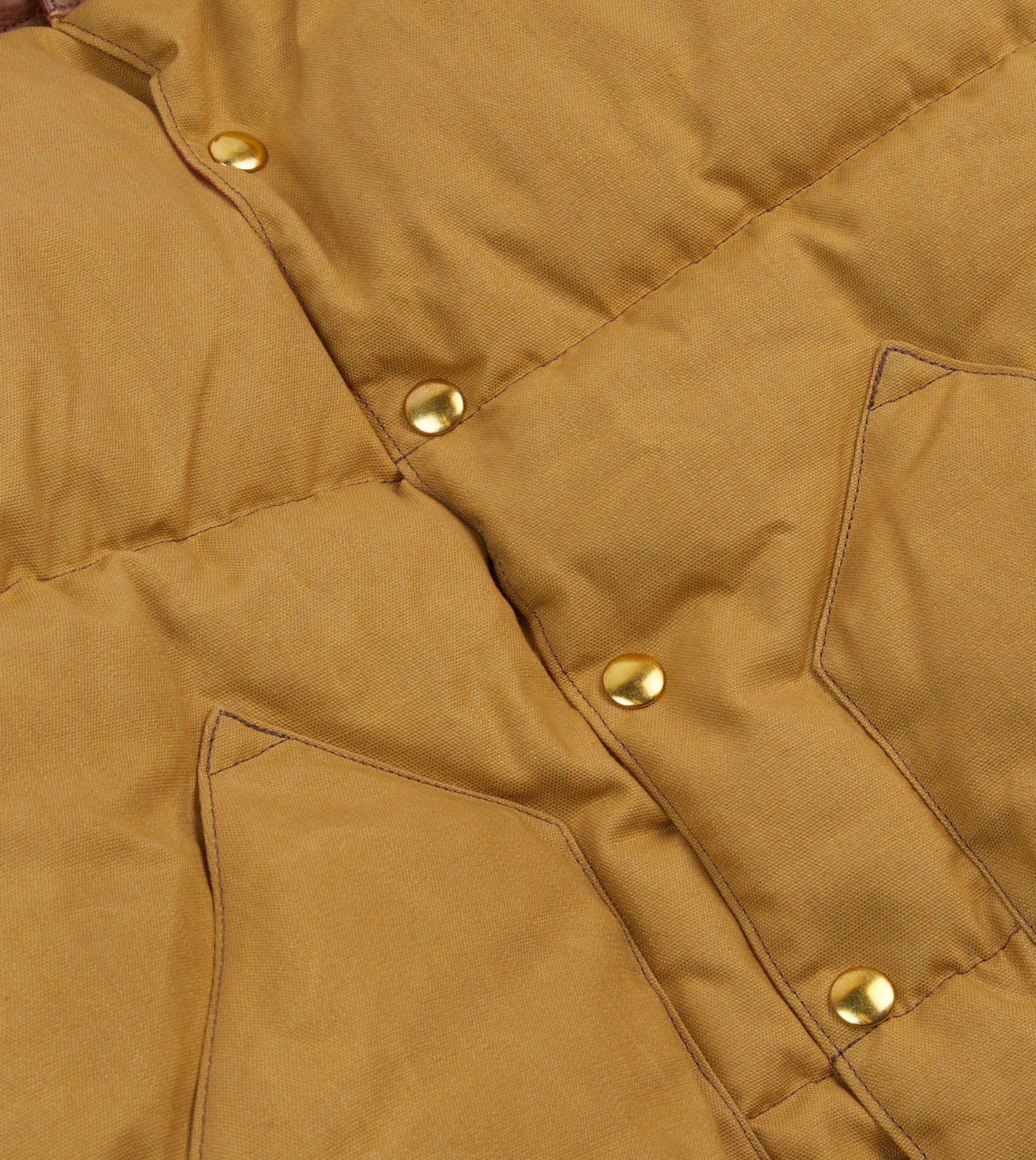 Rocky Mountain Featherbed for Drake's Tan Cotton Duck Canvas Christy Down Jacket