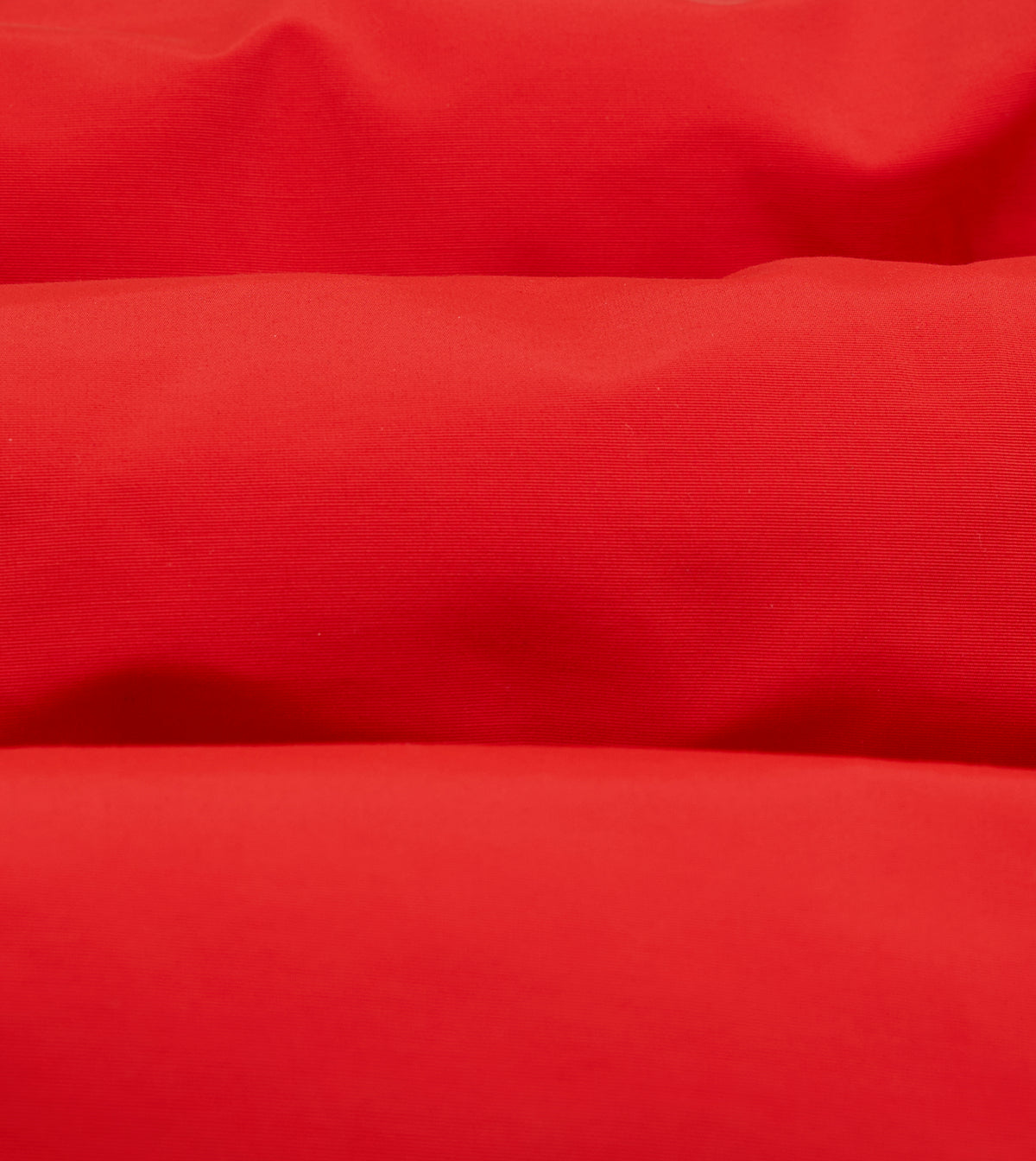 Red Cotton-Nylon Down Jacket