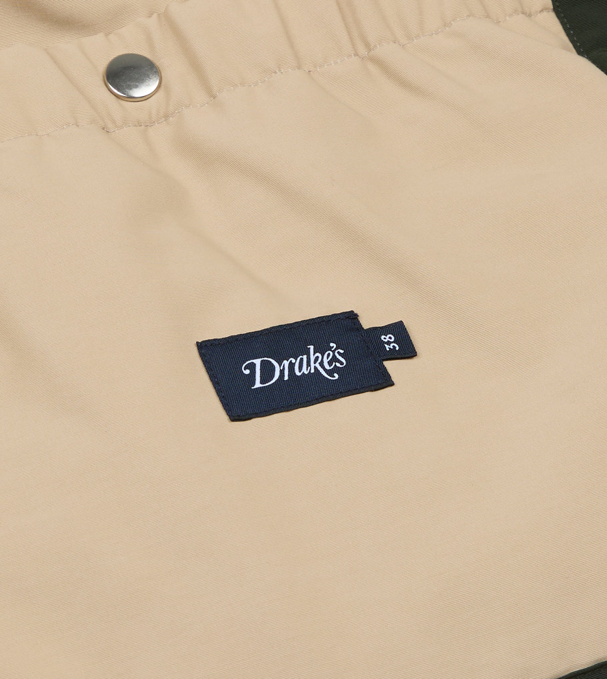 Olive Cotton-Nylon Down Vest