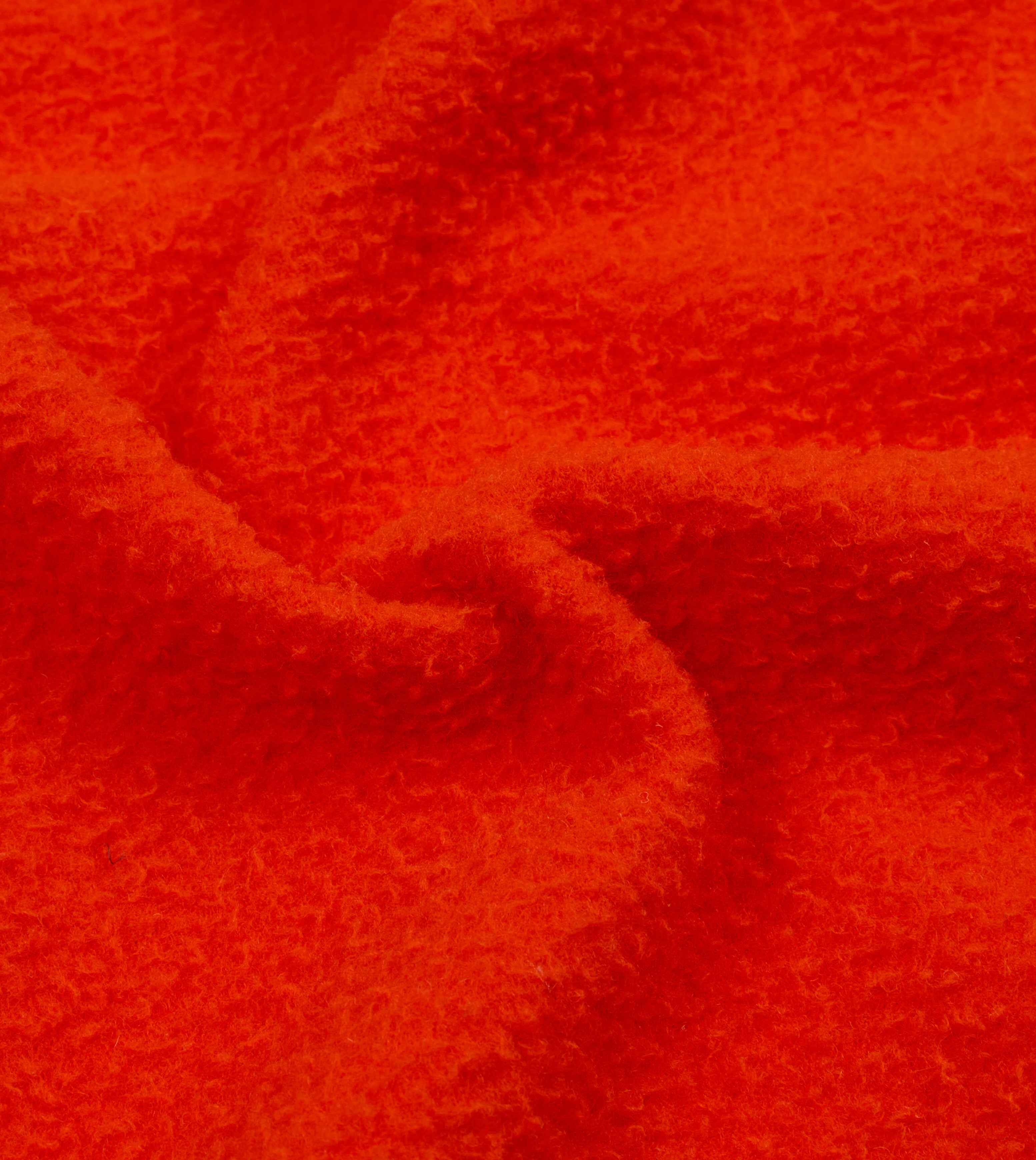 Orange Casentino Wool Half-Zip Pullover Fleece – Drakes US