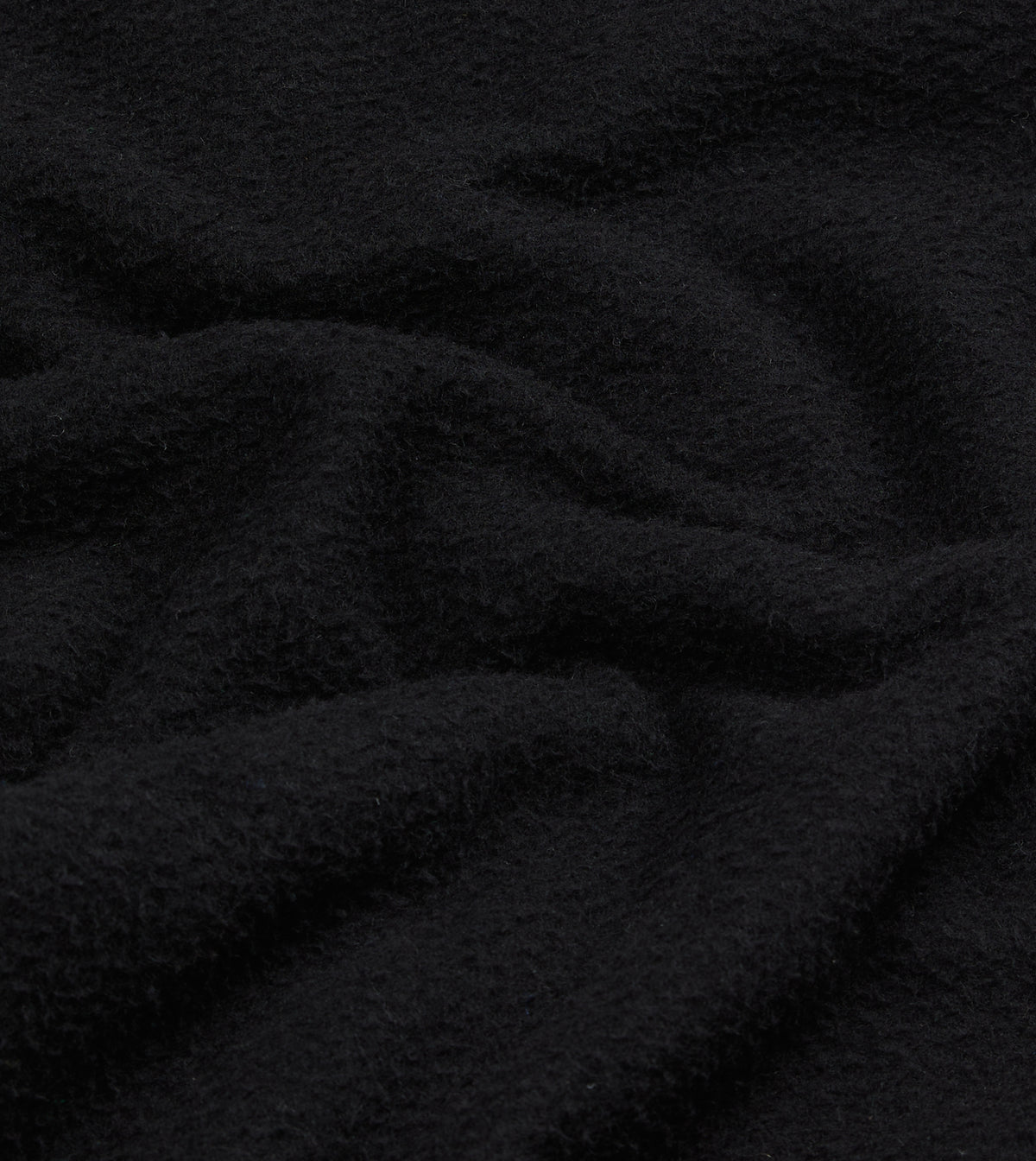 Black Casentino Wool Half-Zip Pullover Fleece